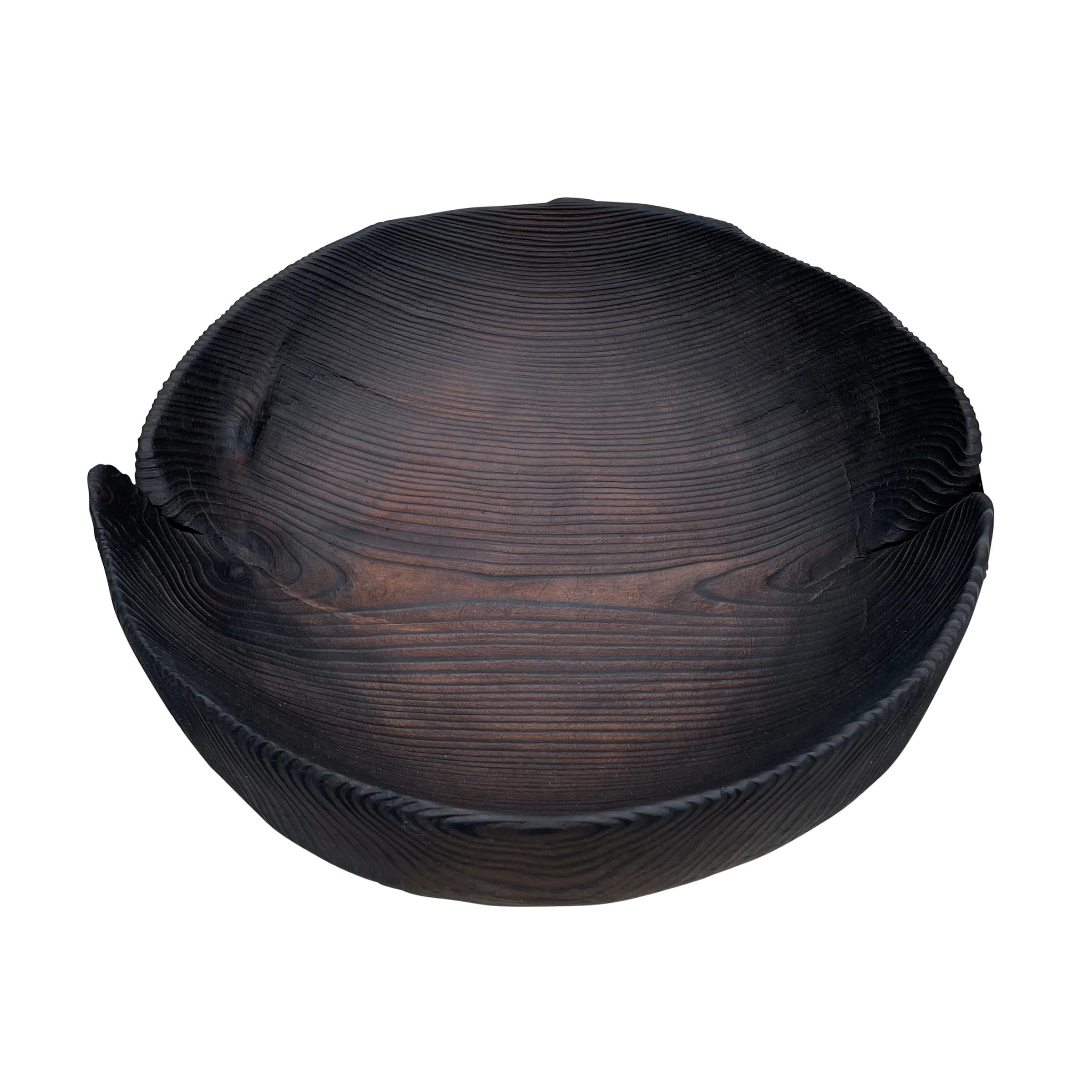 XXIe siècle et contemporain Grand bol japonais Yakisugi en vente