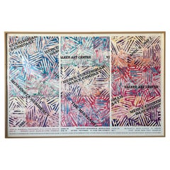 Large Jasper Johns Original Offset-Lithograph Poster 1981