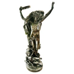 Gran bronce Jean-Baptiste Carpeaux 1872 "Le genie de la Danse" france.