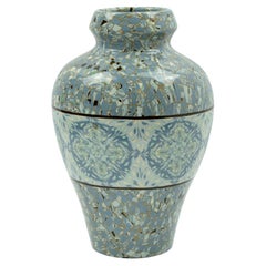 Große Vase „Terre Mêlée“ von Jean Gerbino, Vallauris, Frankreich, 1930er Jahre, 26,5 cm