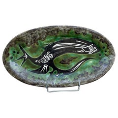 Large Jean Lurçat dish fot saint vincens