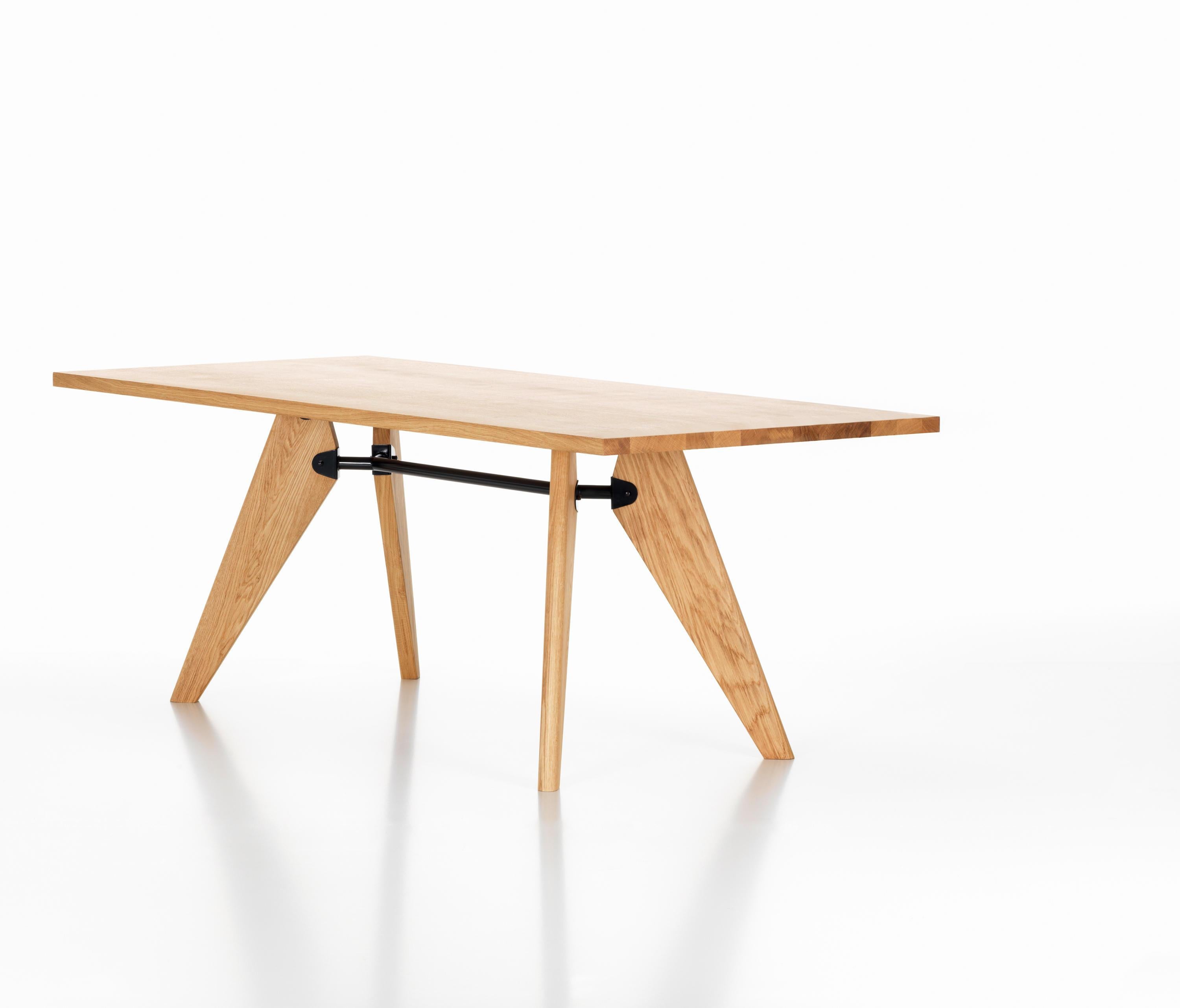 Large Jean Prouvé Table Solvay in American Walnut for Vitra 1