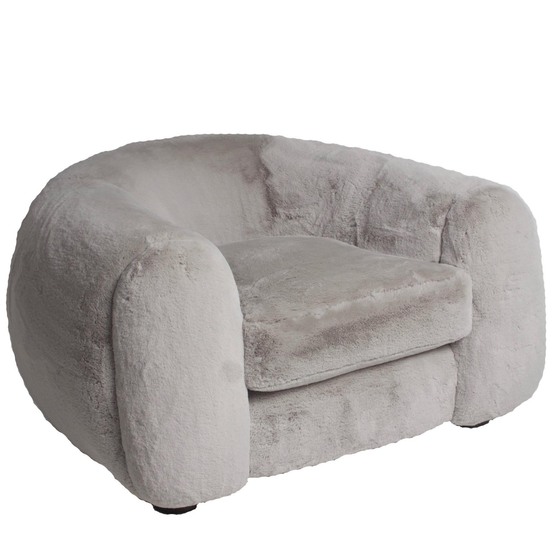 Large Jean Royère Style 'Polar' Custom Couch 1