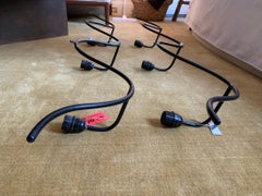 Large Jean Royère Style Three Arm Wall Light