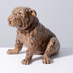 Large Jeff Diamond Louis Vuitton Couture Bulldog
