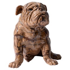 Used Large Jeff Diamond Louis Vuitton Couture Bulldog