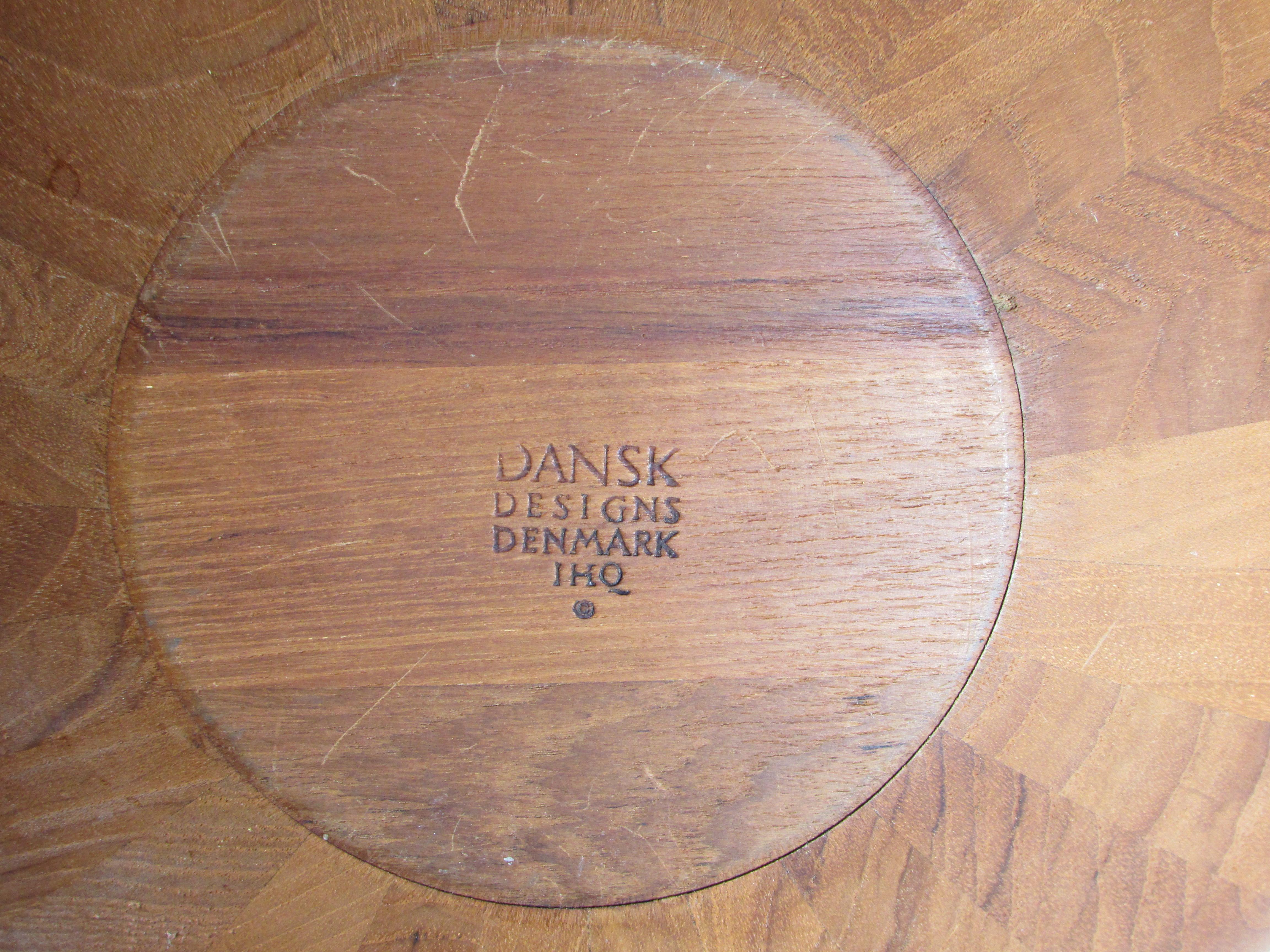 20th Century Large Jens Qistgaard Dansk Staved Teak Bowl Denmark For Sale