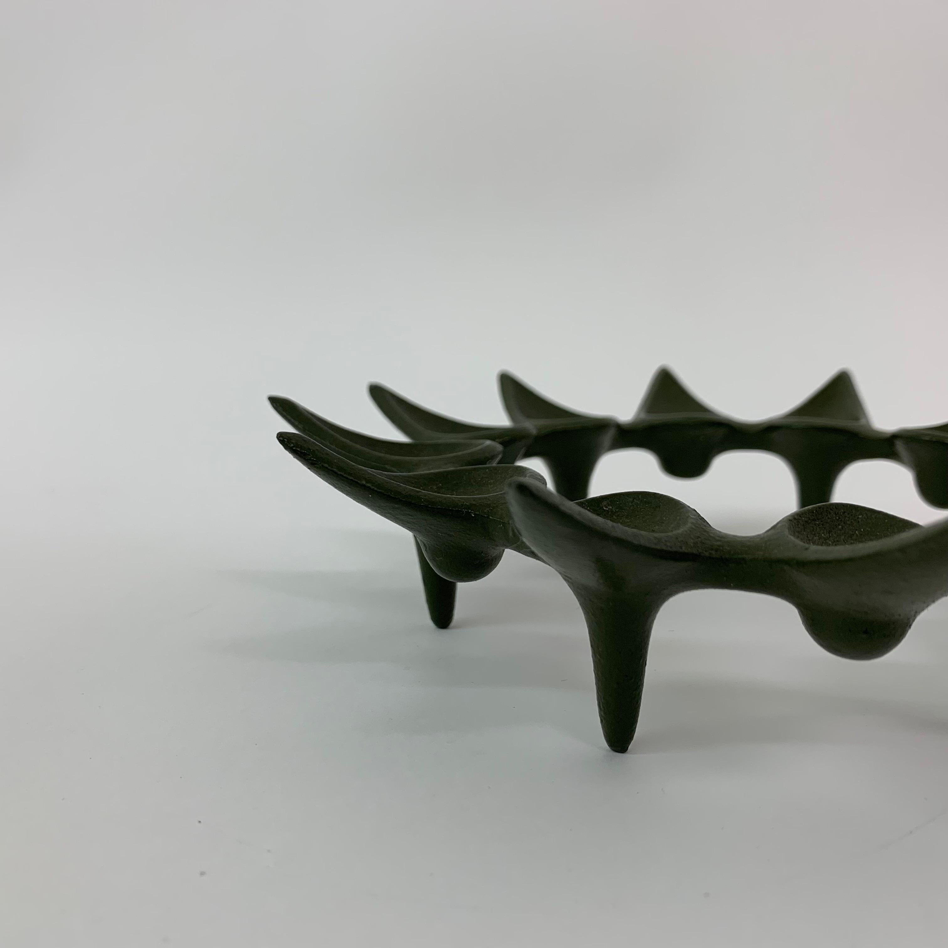 Large Jens Quistgaard for Dansk Designs Candle Holder, 1960s In Good Condition For Sale In Delft, NL