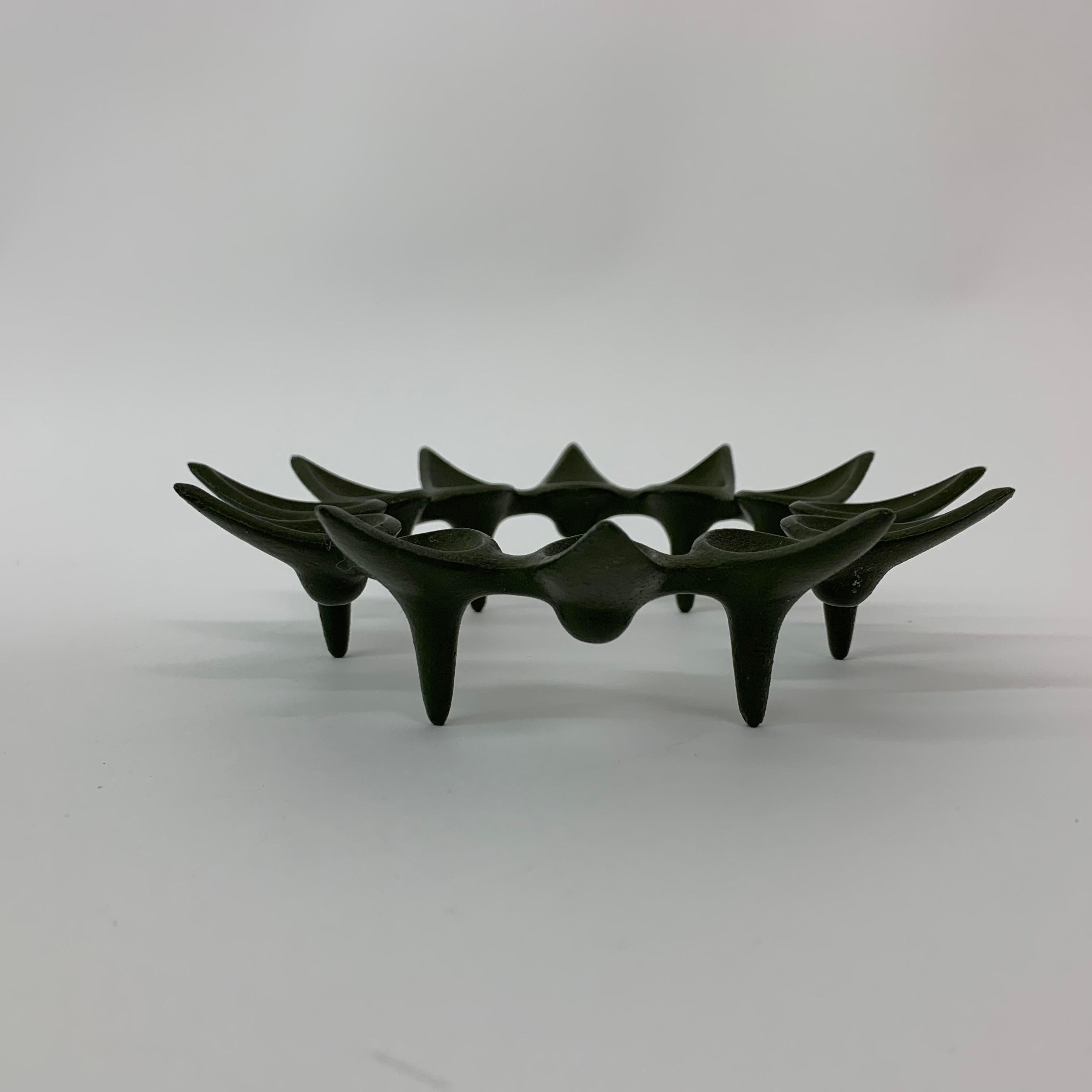 Mid-20th Century Large Jens Quistgaard for Dansk Designs Candle Holder, 1960s For Sale