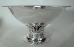 Large Jensen Style Gorham Sterling Silver Footed Centrepiece Bowl