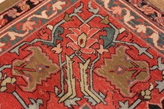 Antique Persian Heriz Serapi Carpet. Size: 12' 6" x 17' 6"