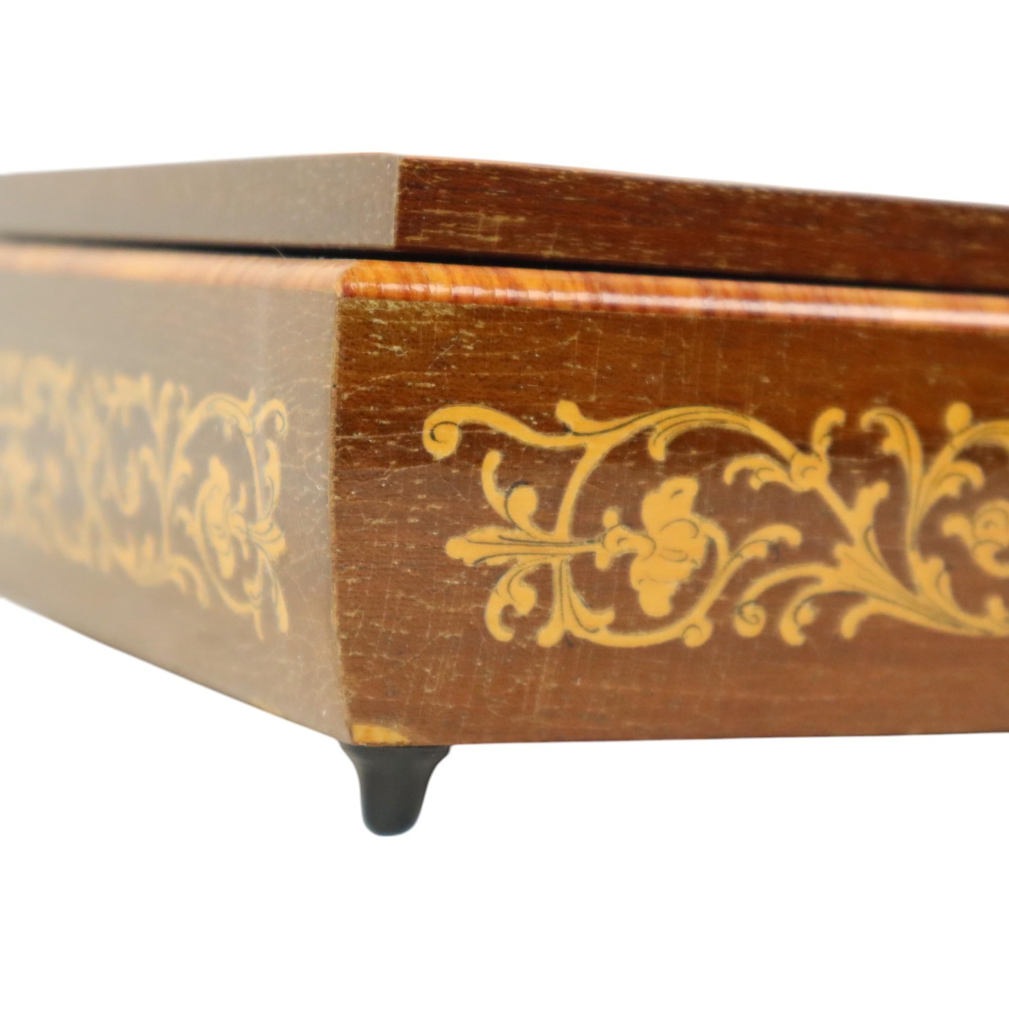 Joyero Grande Joyas Incrustaciones Sorrento Italia 30cm en venta 3