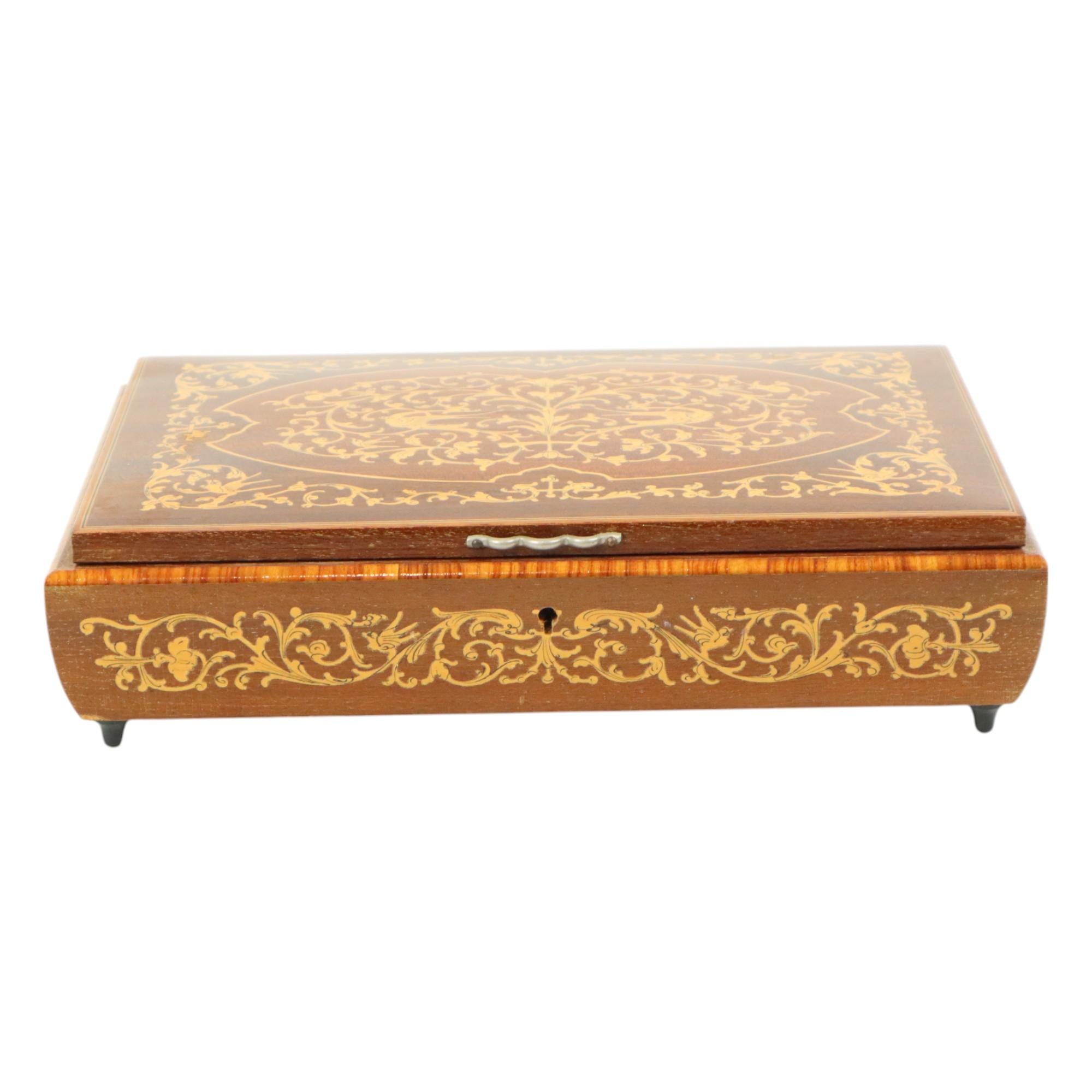 Joyero Grande Joyas Incrustaciones Sorrento Italia 30cm Italiano en venta