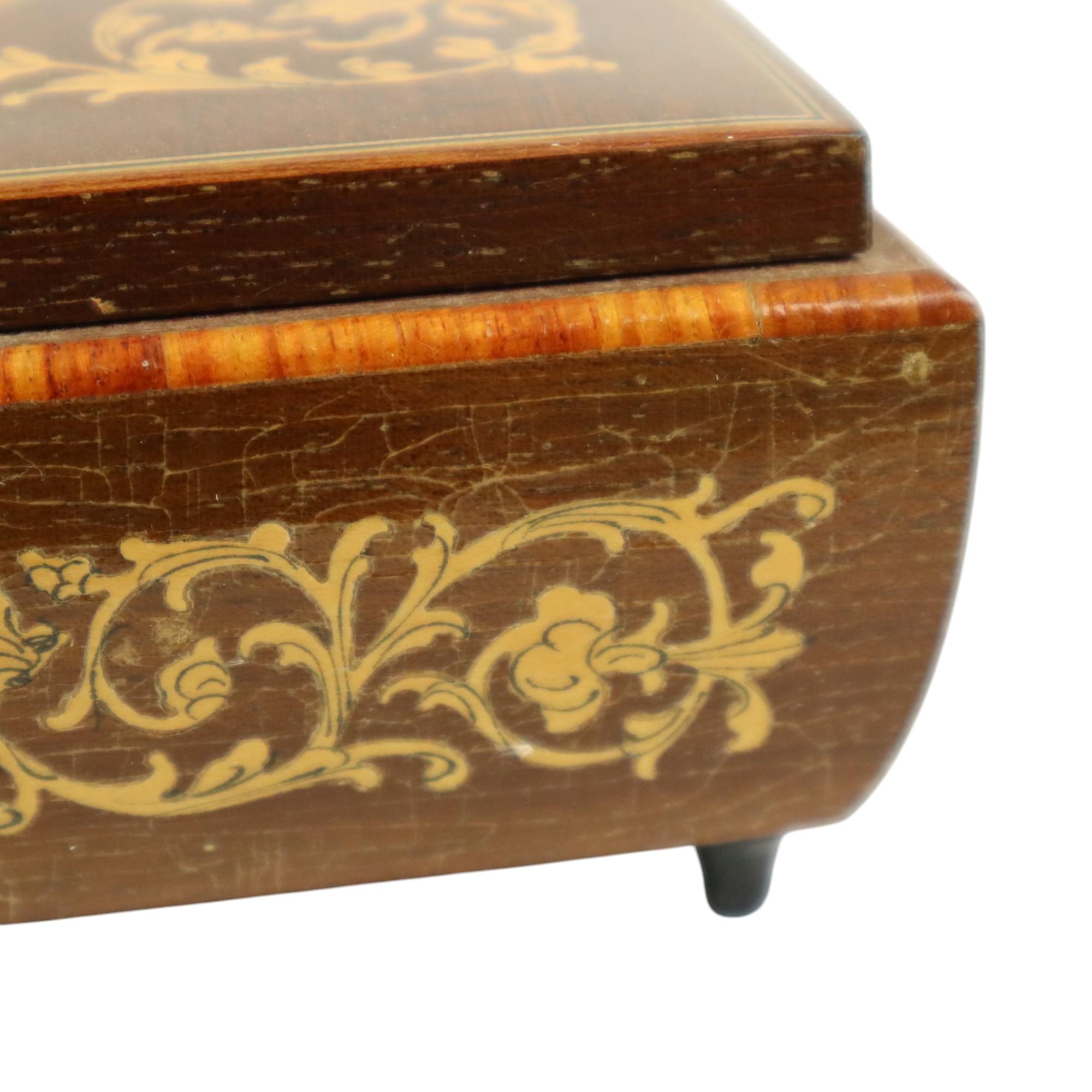 Joyero Grande Joyas Incrustaciones Sorrento Italia 30cm en venta 2