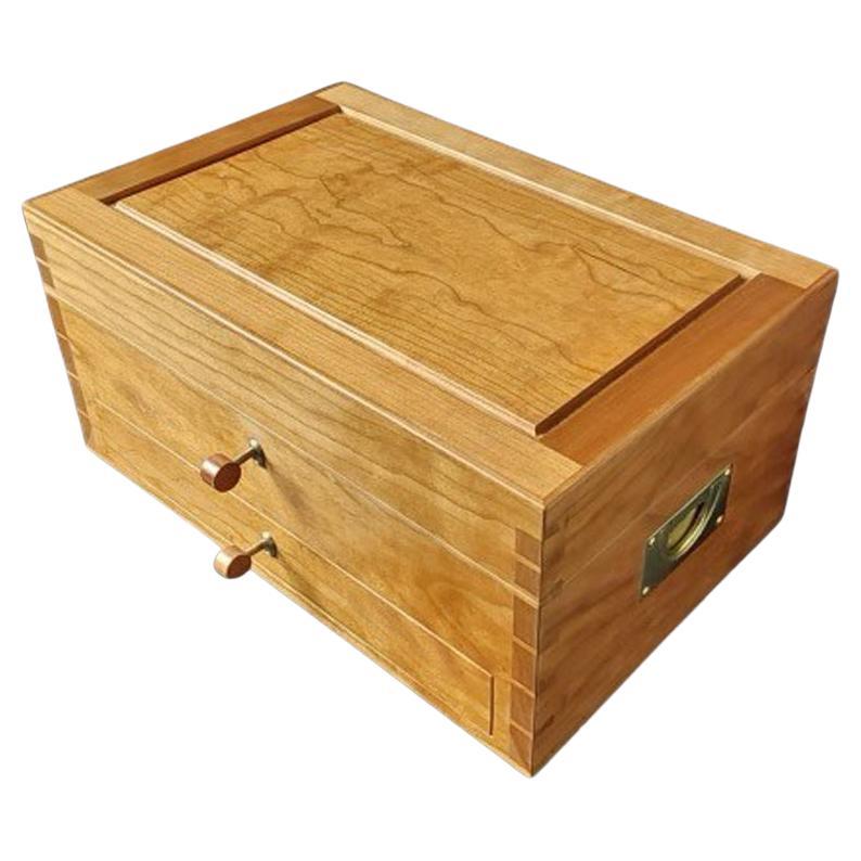Large Jewelry Box With Drawer For Sale