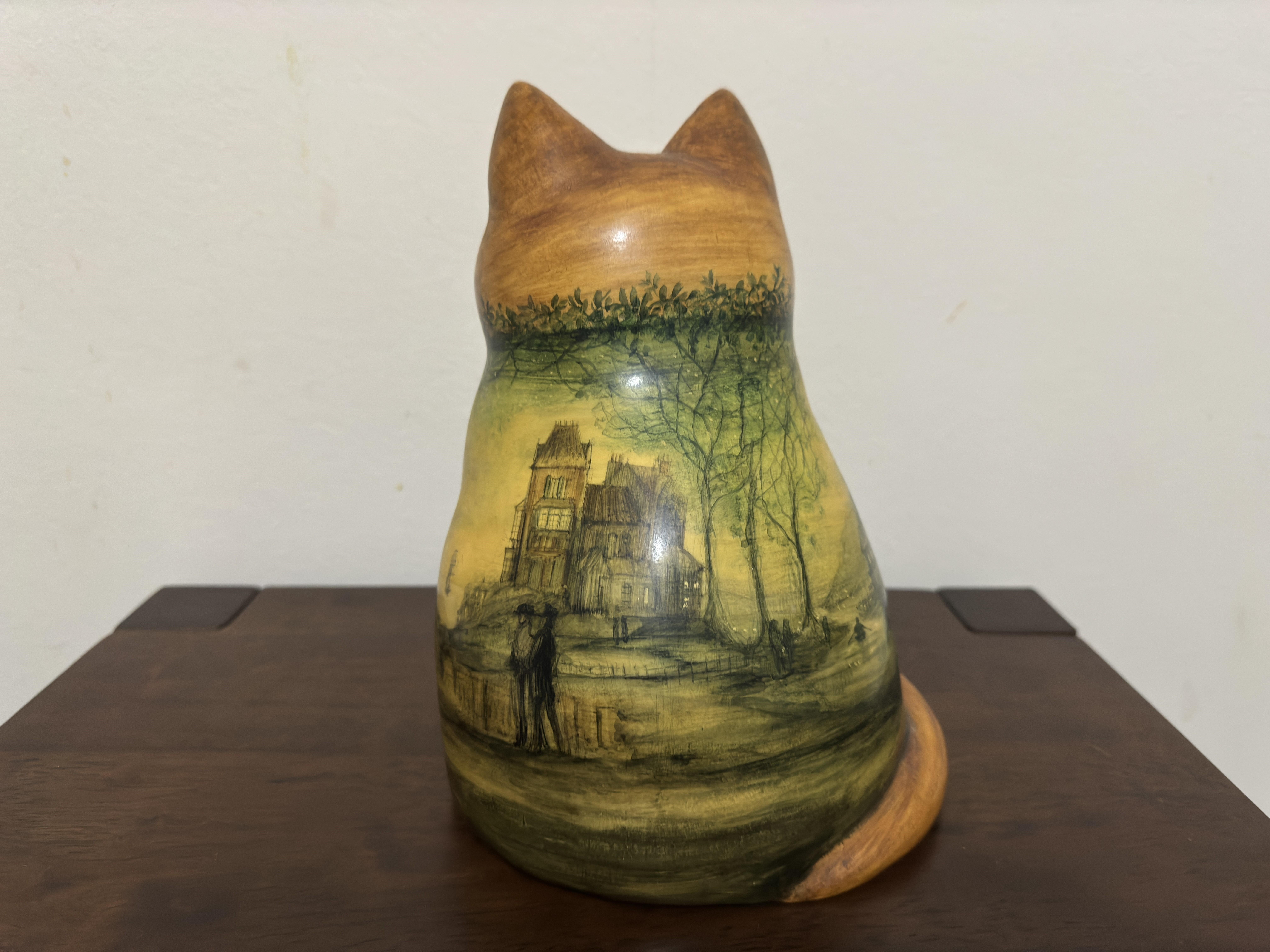 gato de papel mache
