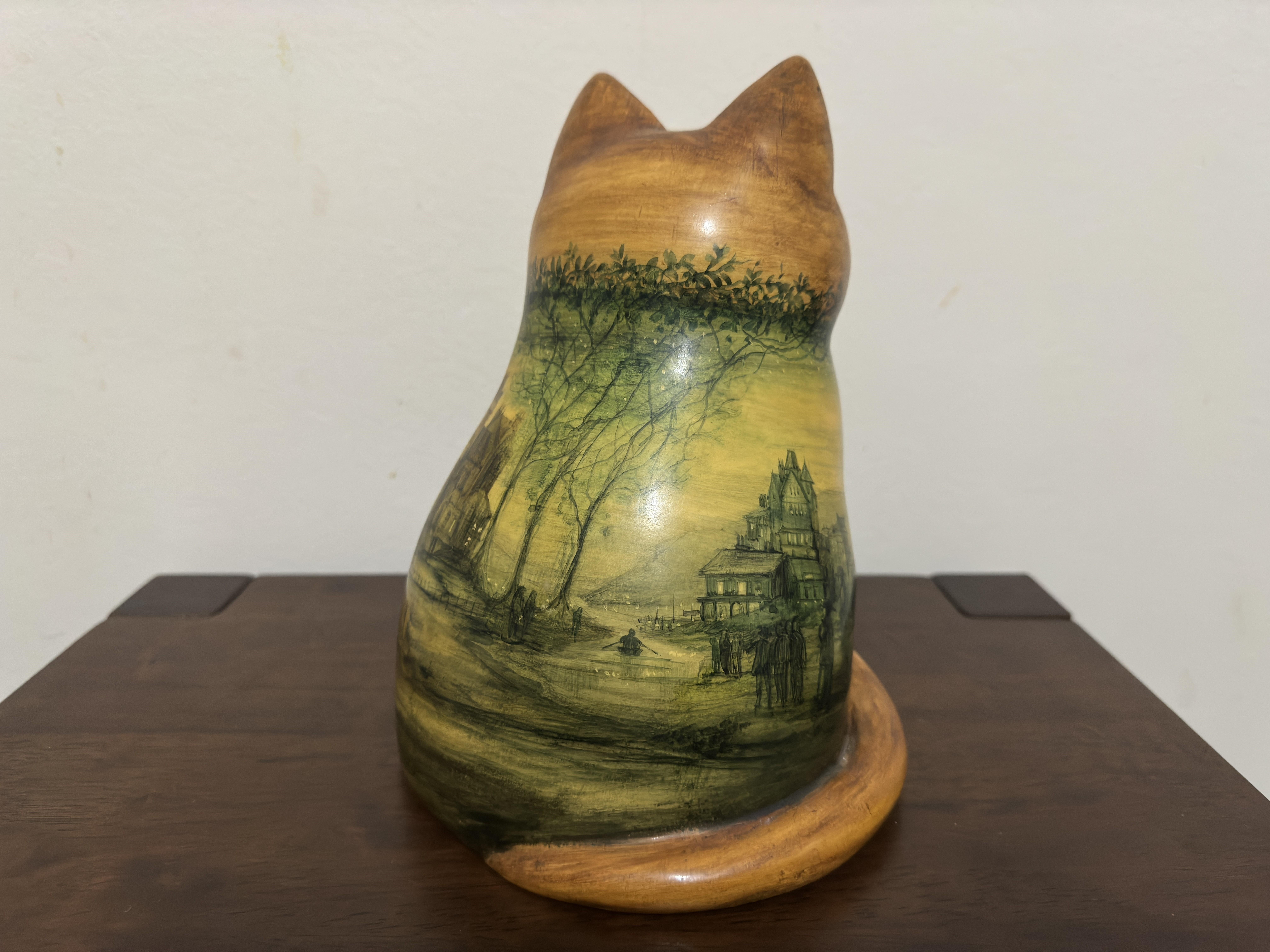 gato en papel mache