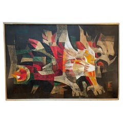 Large Jorgen Waring Signed Painting