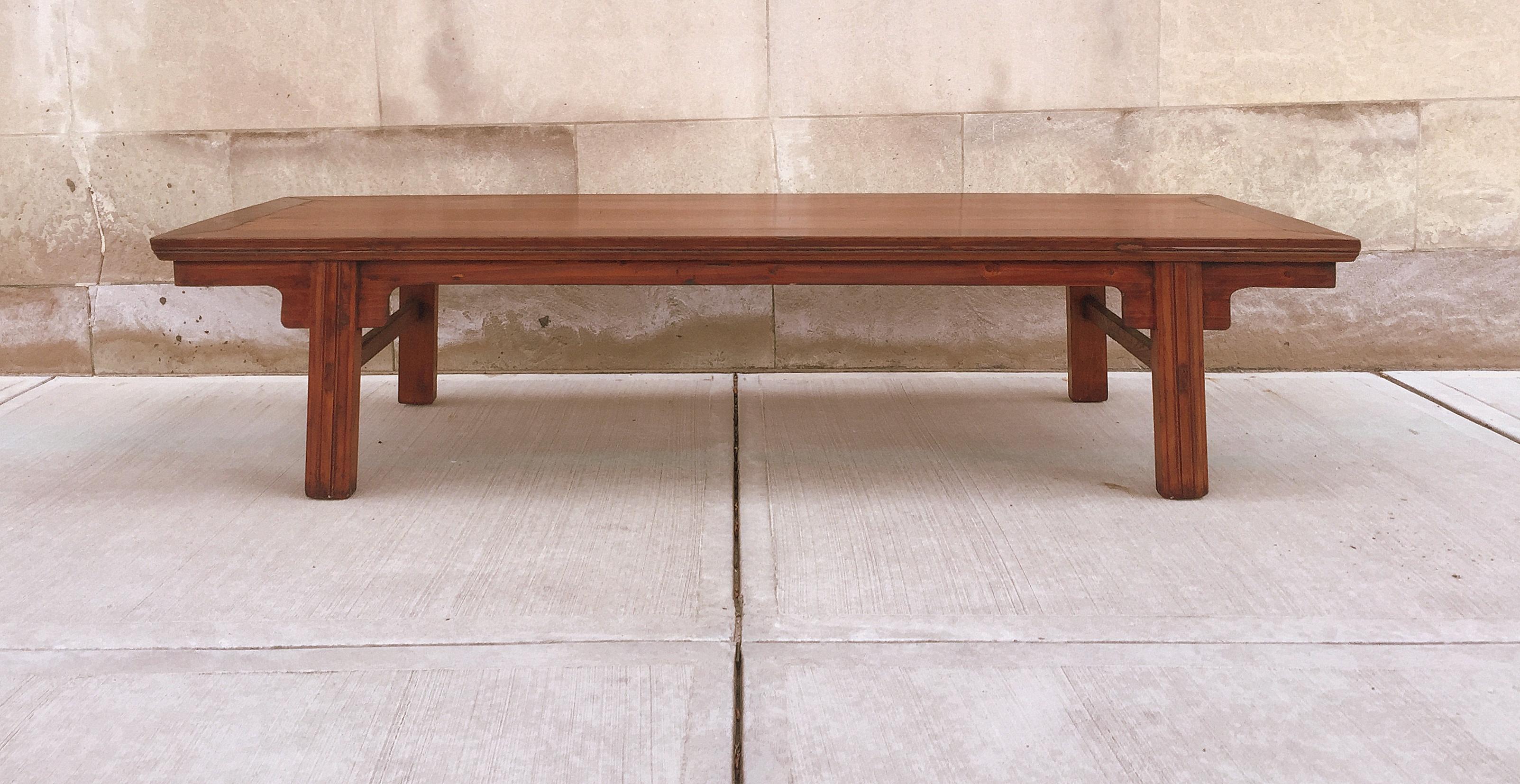 Ming Large Jumu Wood Low Table For Sale