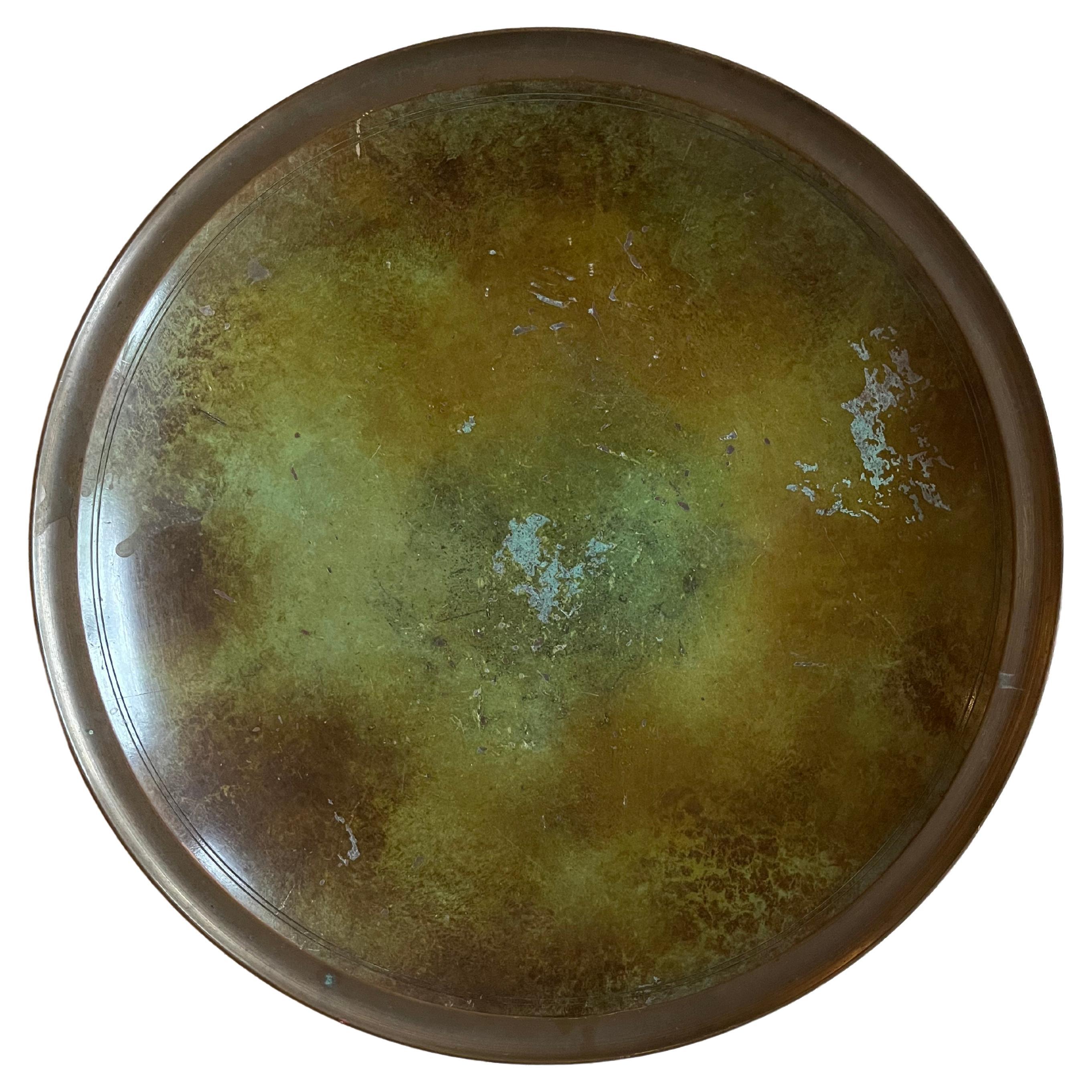 Just Andersen large alloyed bronze bowl For Sale