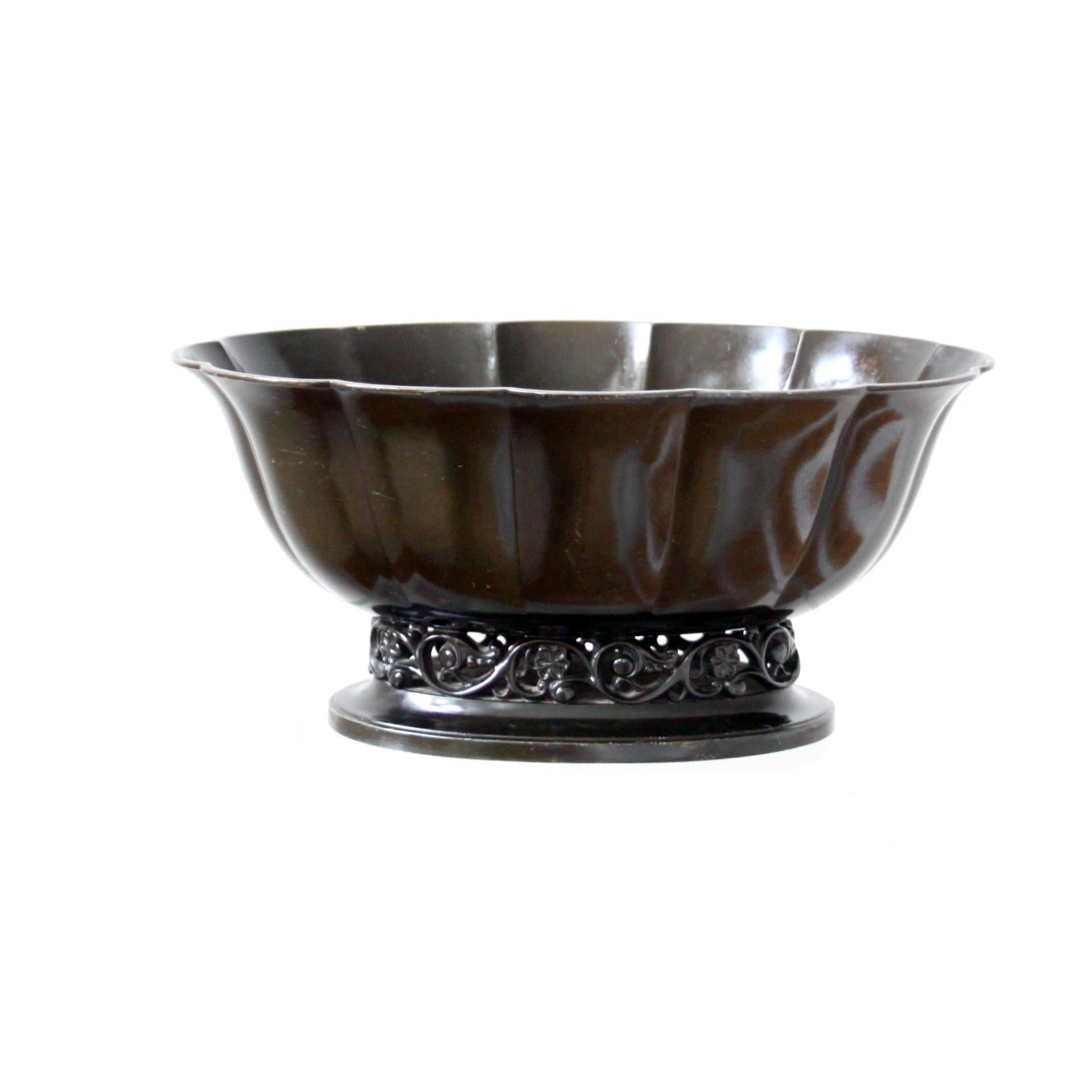 Große Just Andersen Jardinière Modell 164, Dänemark, 1920er Jahre (Art déco) im Angebot