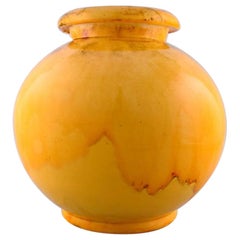 Large Kähler, Denmark, Svend Hammershøi, Glazed Floor Vase in Stoneware