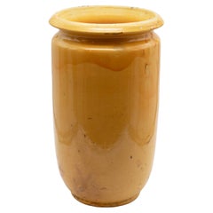 Large Kähler Floor Vase with Yellow Glaze