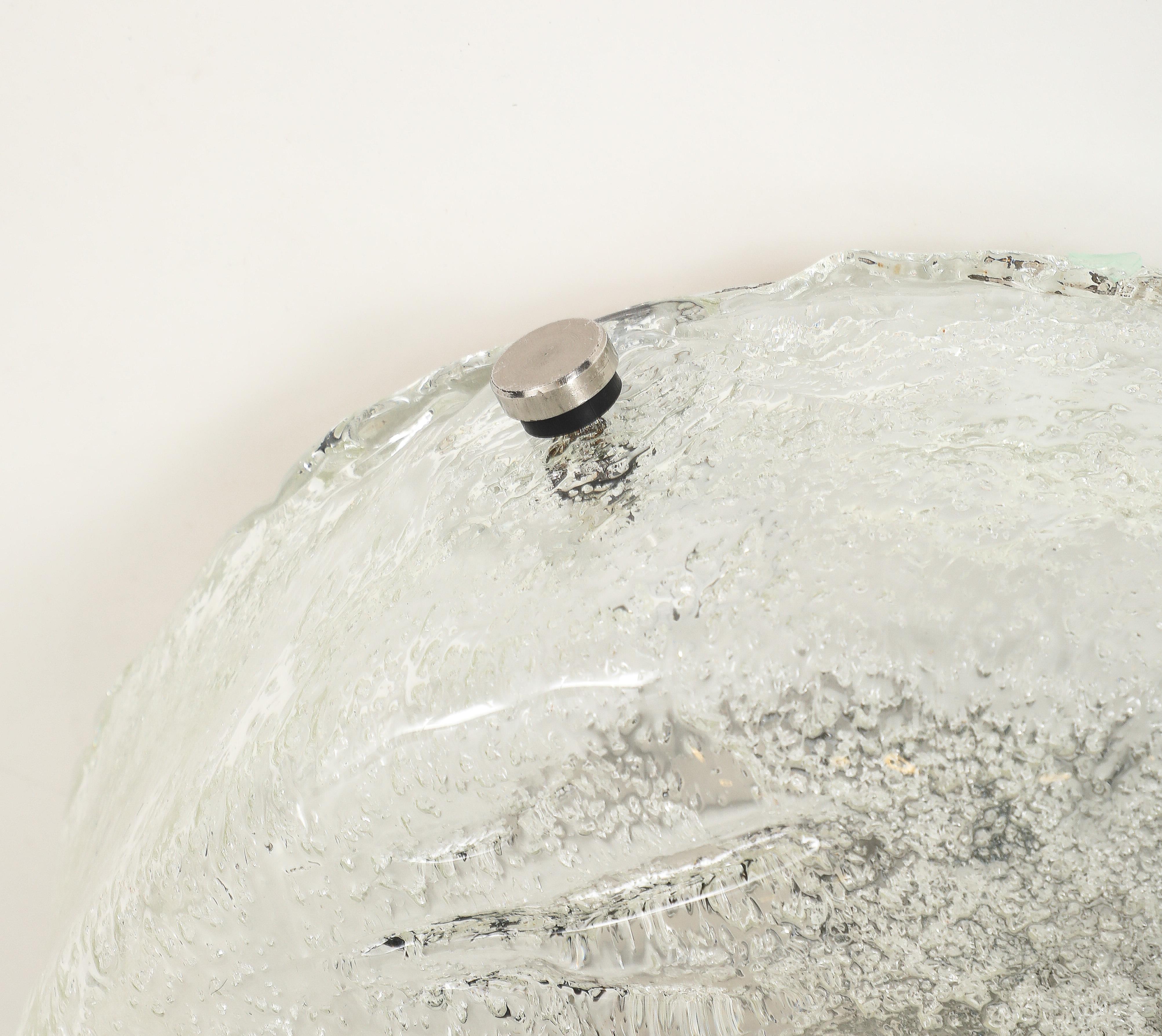 Grand lampadaire en verre Kalmar Ice en vente 4