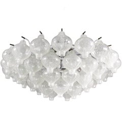 Large Kalmar "Tulipan" Flush Mount Murano Glass Chandelier with 21 Lights