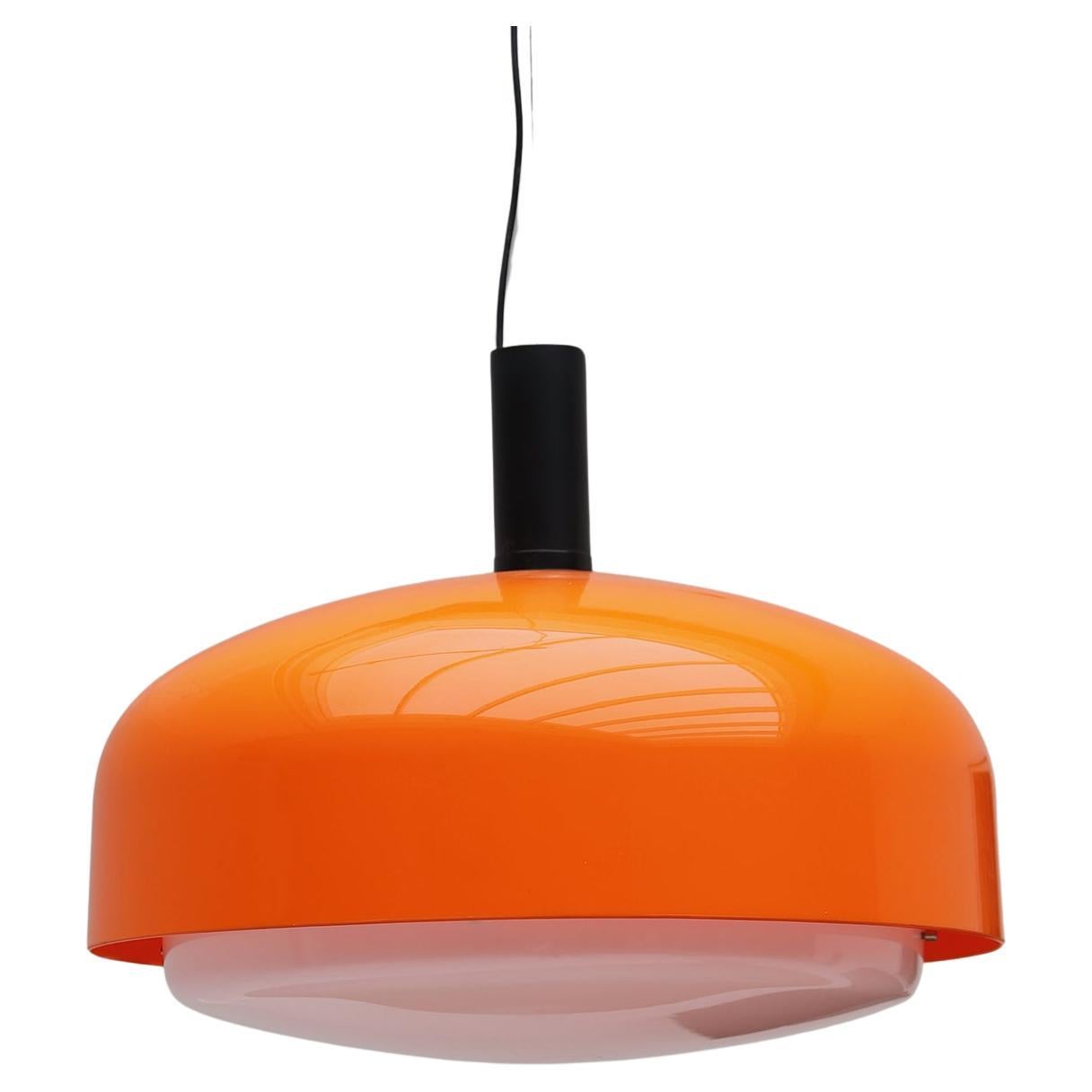 Large KD62 pending lamp by Eugenio Gentili Tedeschi designed for Kartell in 1965 For Sale