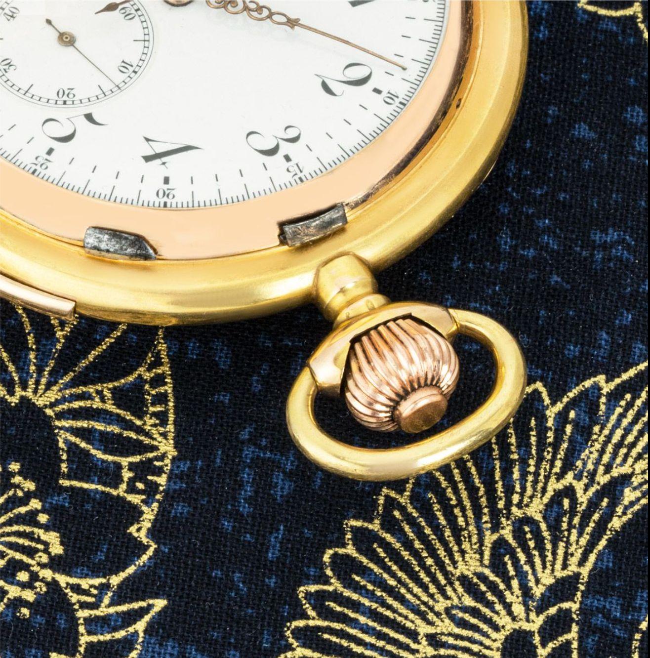 Schlüssellose Klappbare Uhr „Repeater“ Full Hunter Taschenuhr C1890 im Zustand „Gut“ im Angebot in London, GB