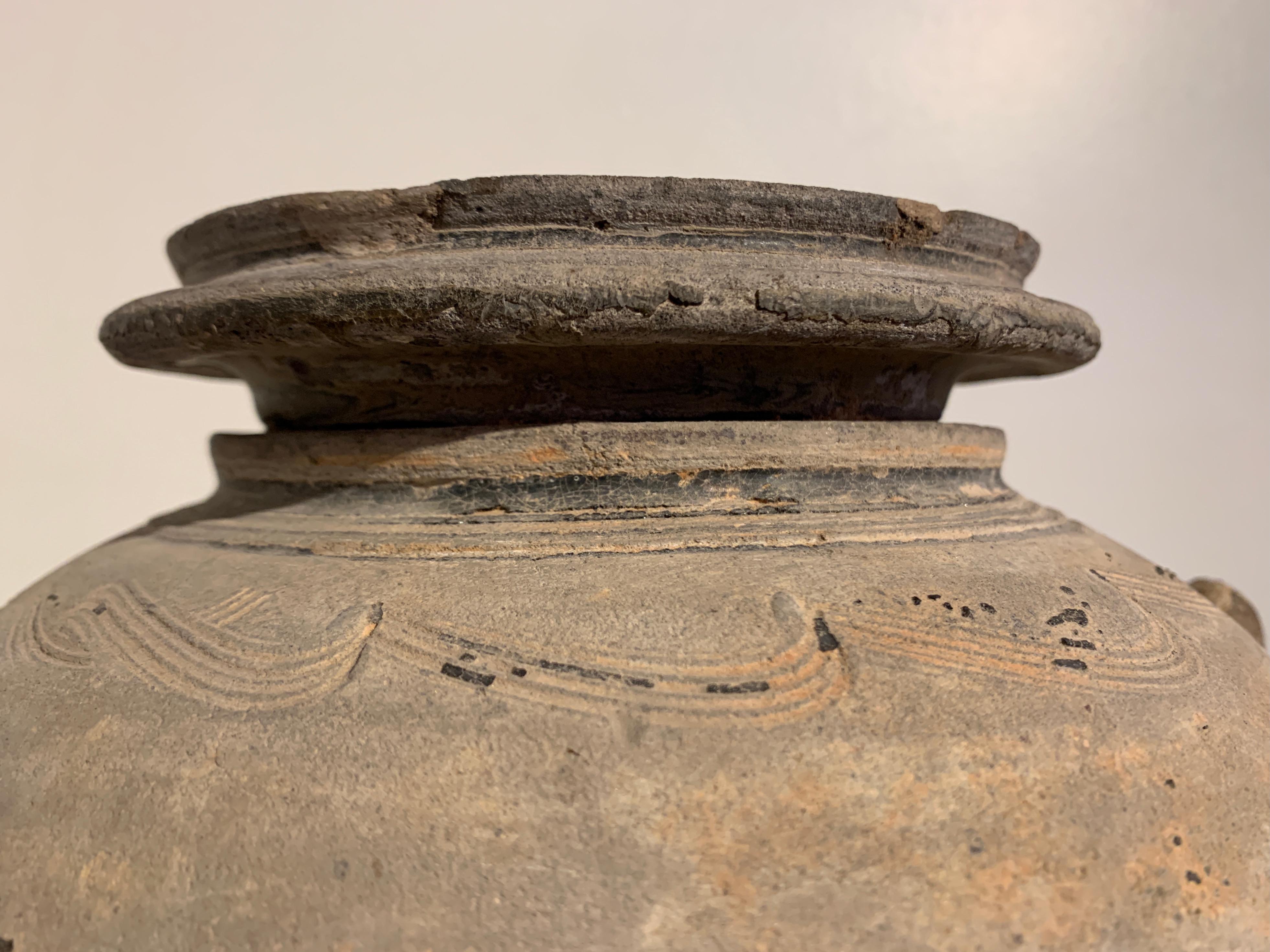 Large Khmer Pottery Vessel with Elephant Head and Tail, 16th Century, Cambodia 4