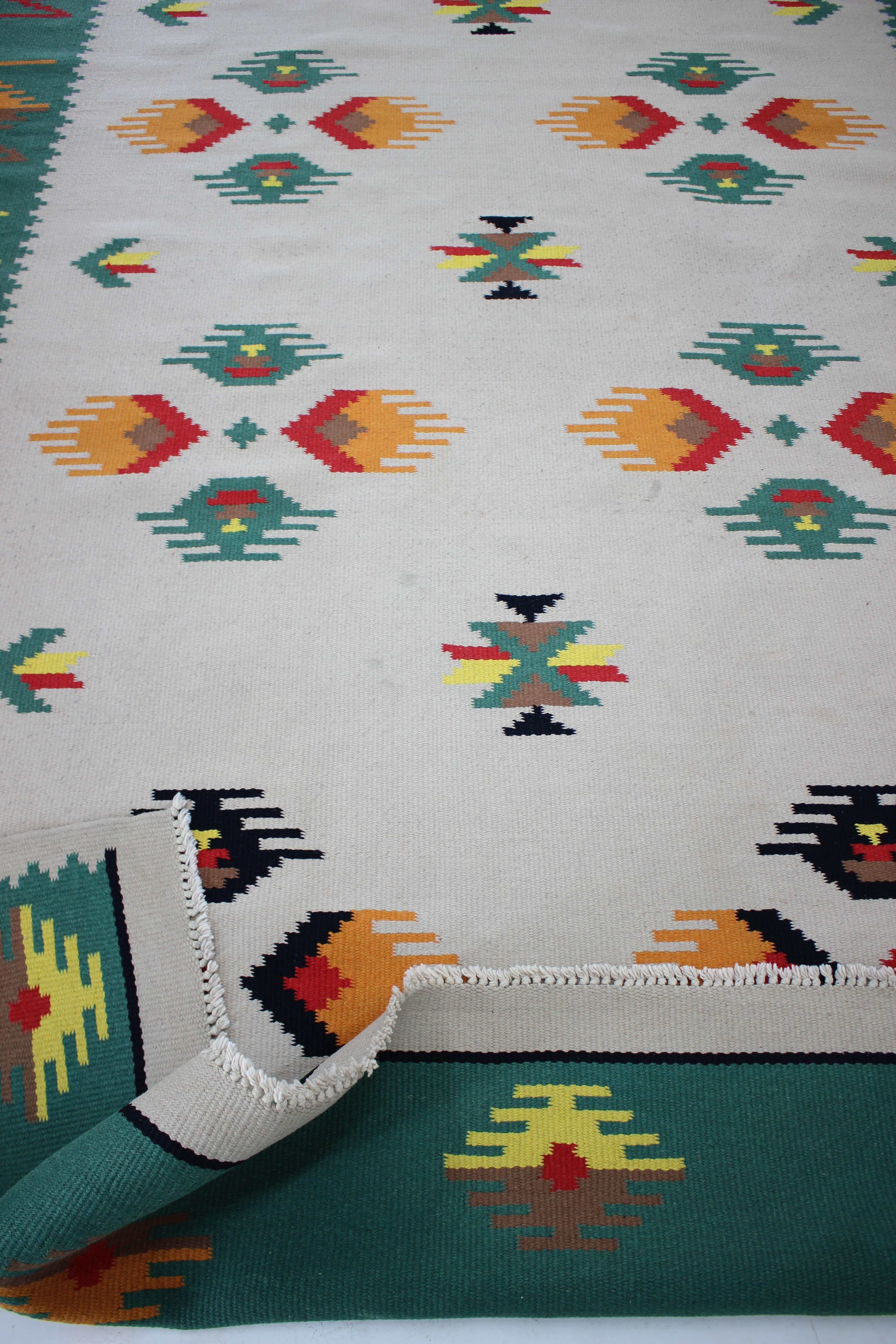 Large Kilim Carpet, 1960s 2