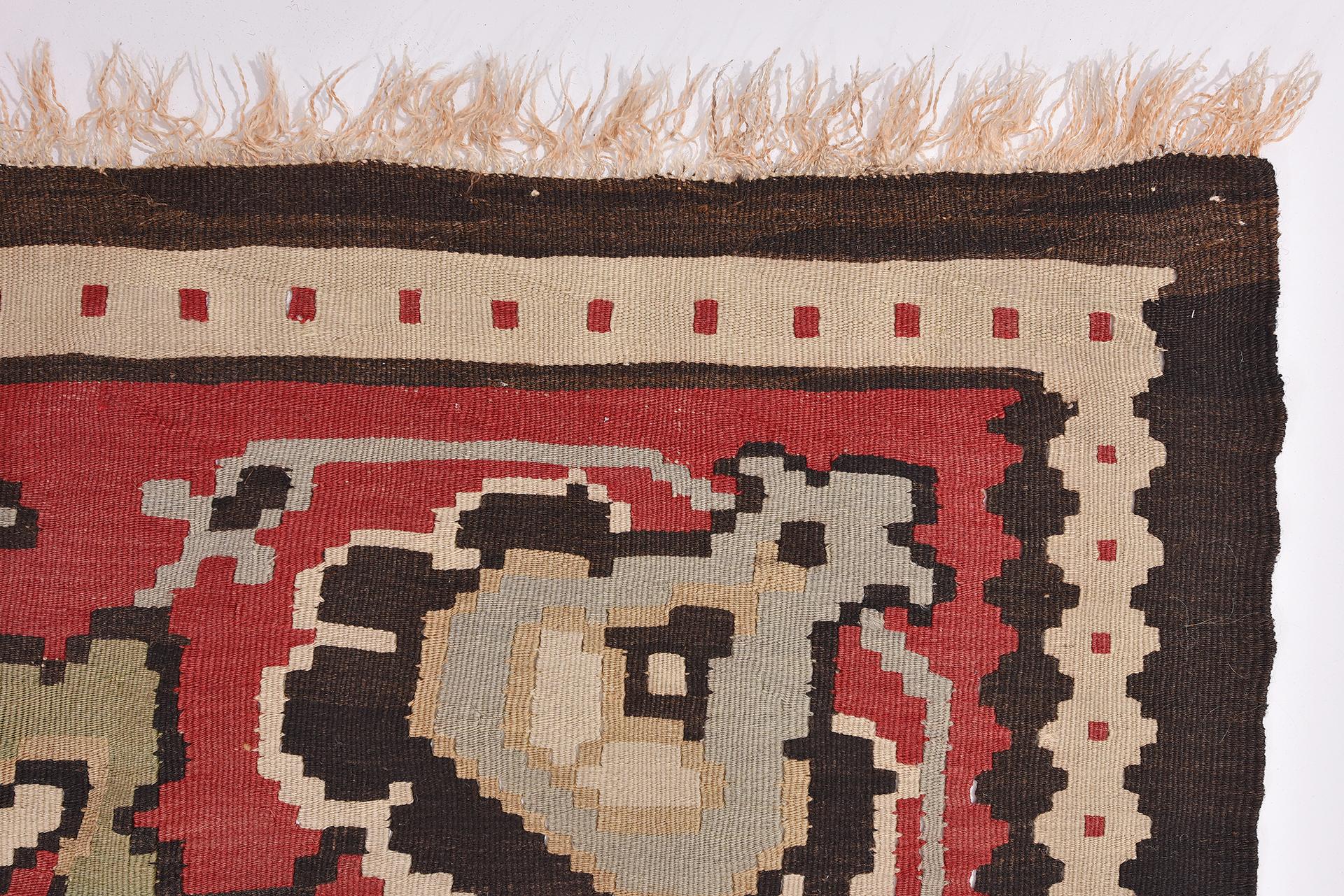 Wool Large Kilim P IROT For Sale