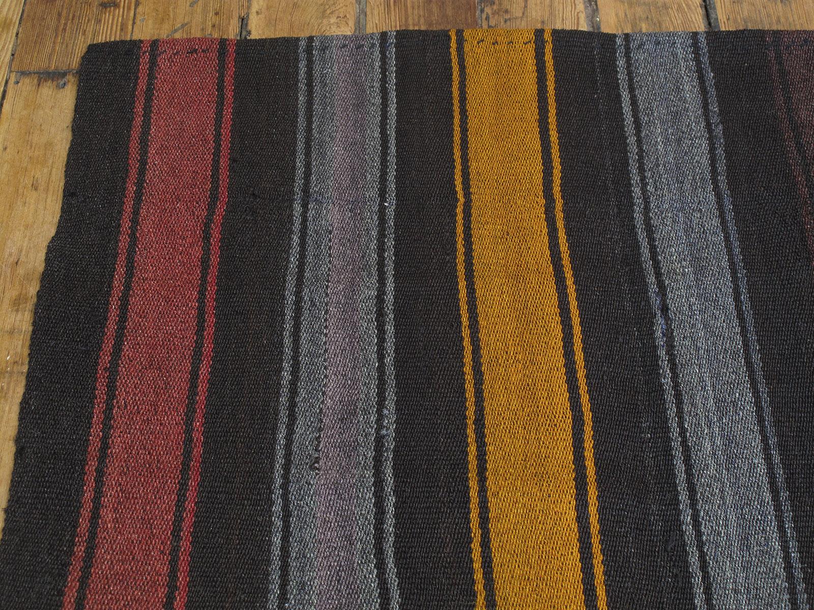 Large Kilim with Vertical Bands 'DK-114-50' For Sale 1