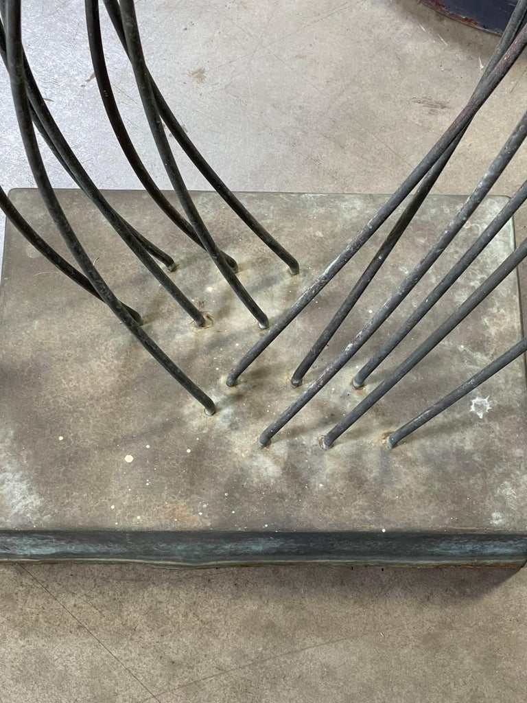 Large Kinetic Bronze Sculpture In Good Condition For Sale In Palm Springs, CA