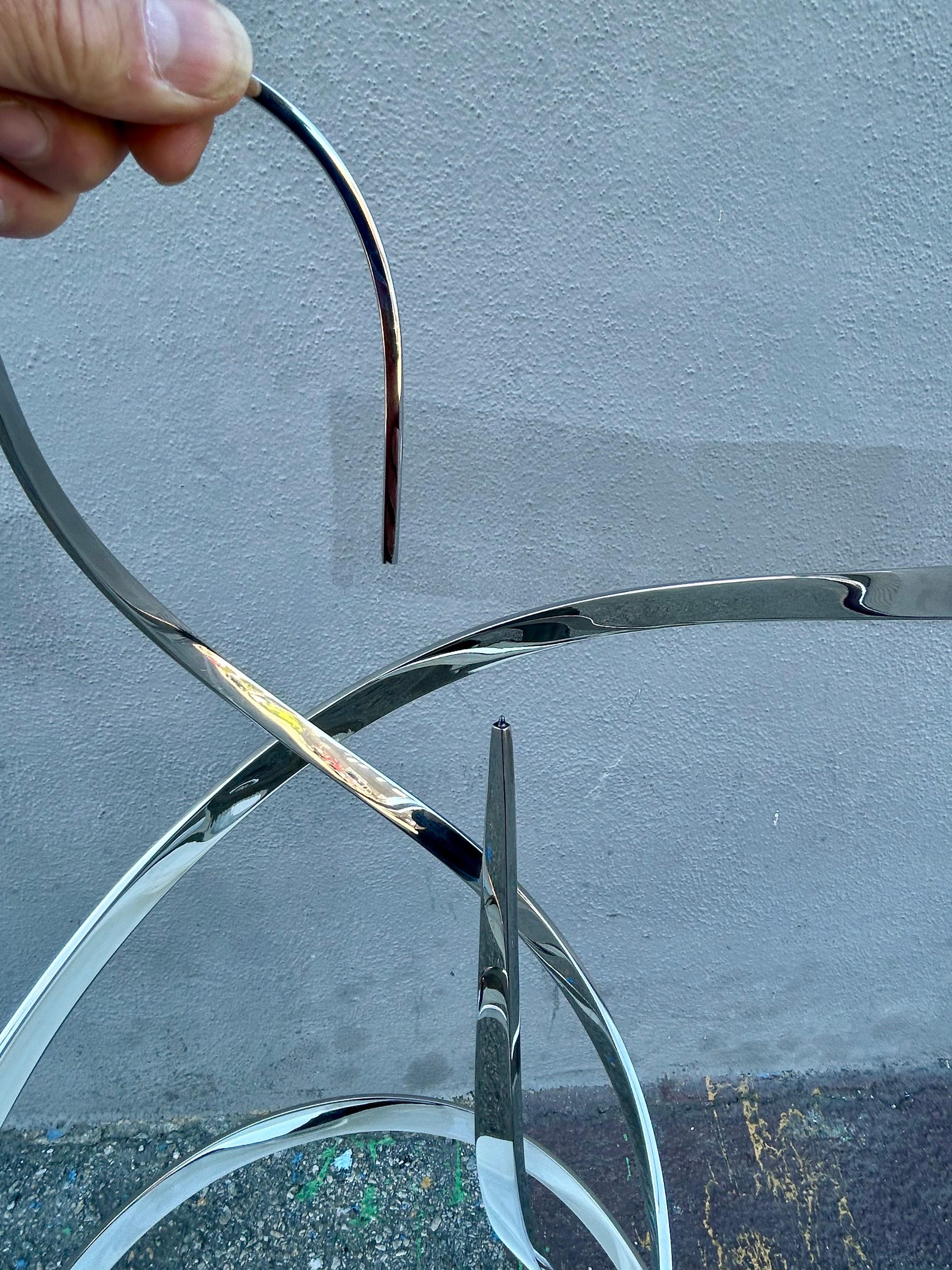 Moderne Grande sculpture cinétique de George Beckman 1993