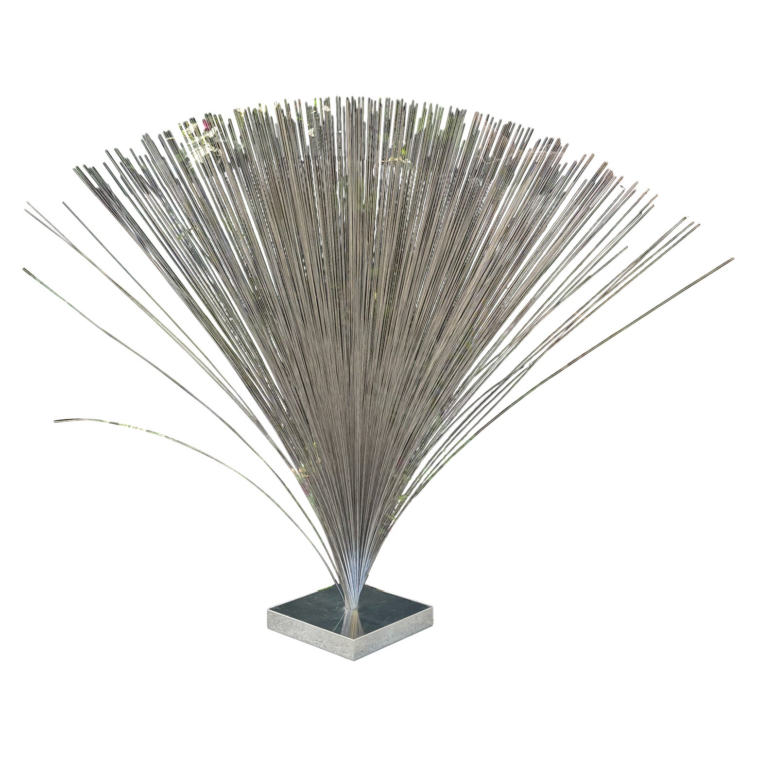 Grande sculpture cinétique en spray dans le style de Harry Bertoia, c.C. 1970