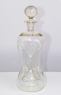 Grande carafe à décanter en verre Holmegaard designée par Jacob Eiler Bang Danemark