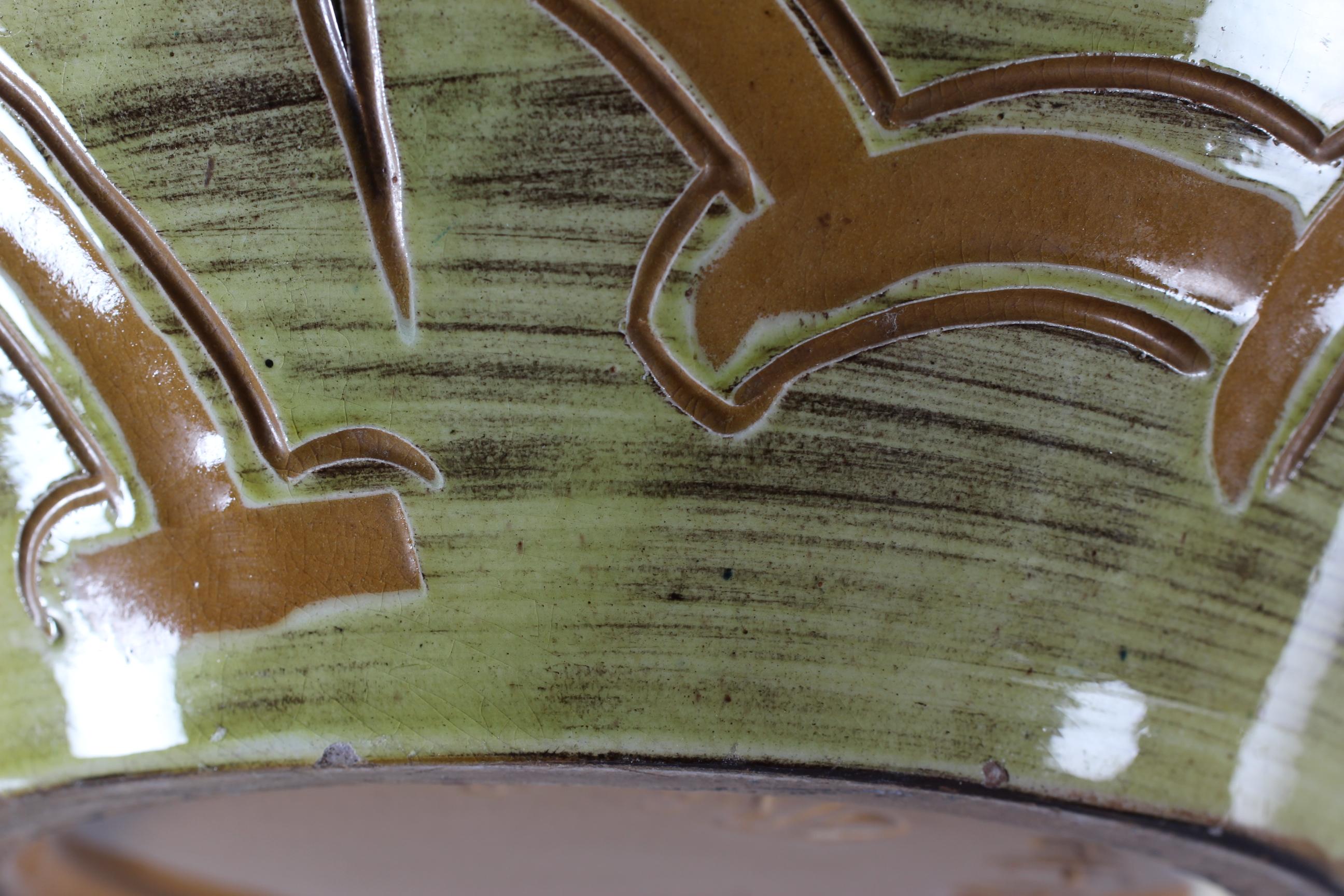 Large Knabstrup Ceramic Bird Floor Vase by Harald Folmer Gross Denmark 1940s 6