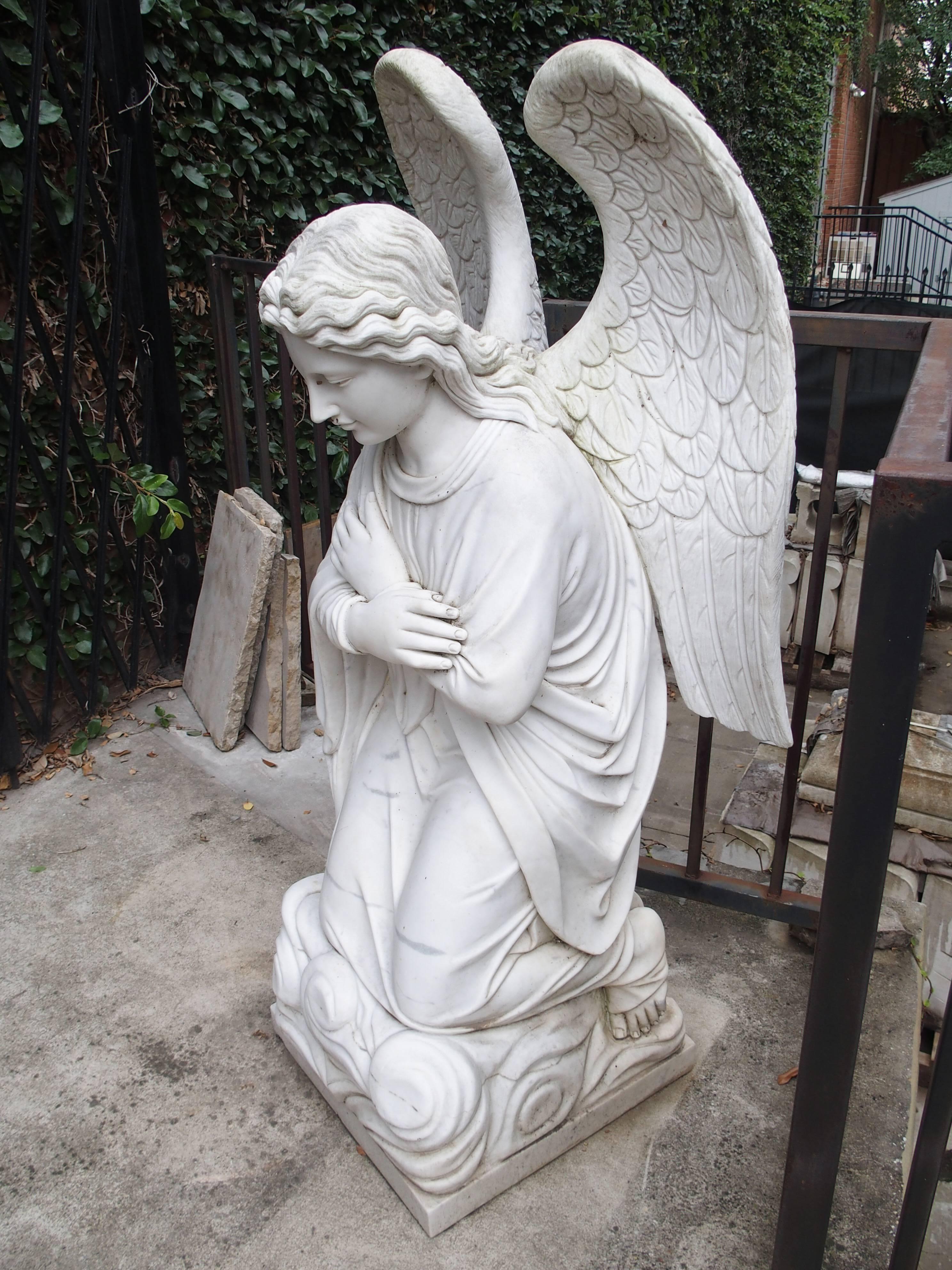 large angel statue