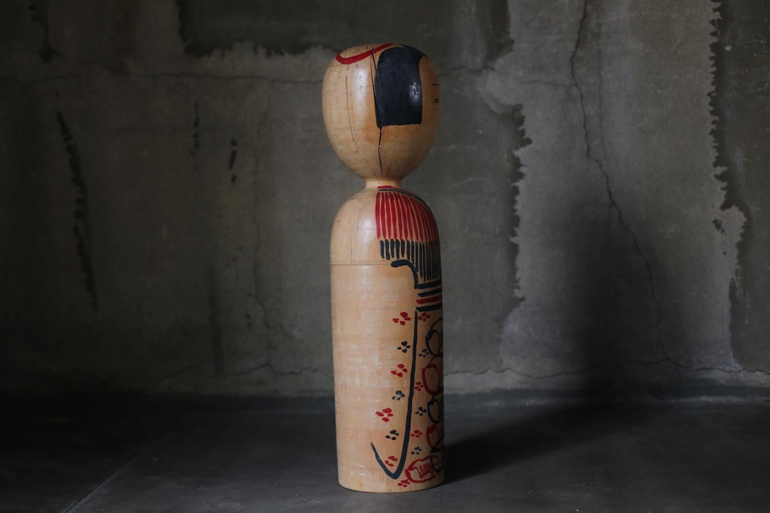 Woodwork Large Kokeshi by Kyutaro Ogura For Sale