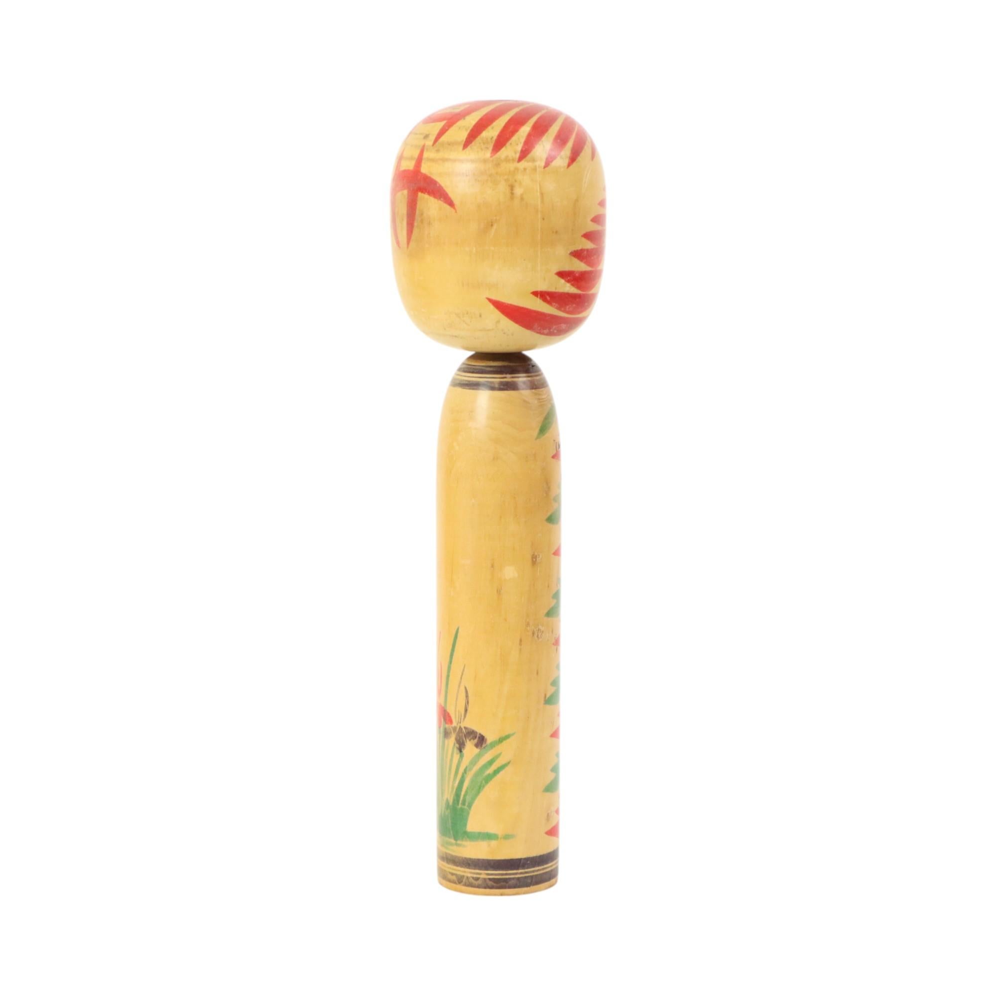 Japanese Large Kokeshi Doll XL Size Wood Japan Showa Period 38cm For Sale