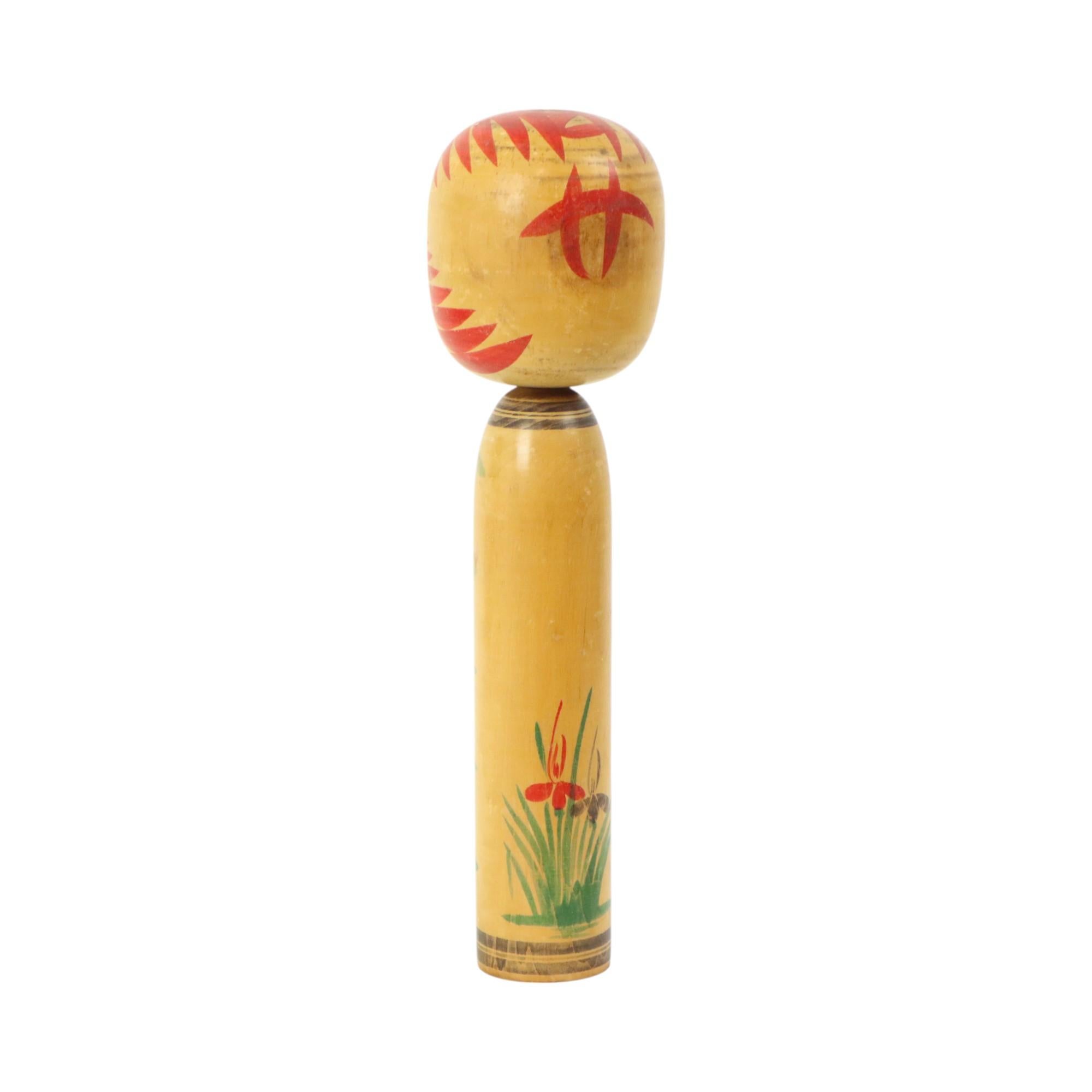 Large Kokeshi Doll XL Size Wood Japan Showa Period 38cm In Good Condition For Sale In Poperinge, BE