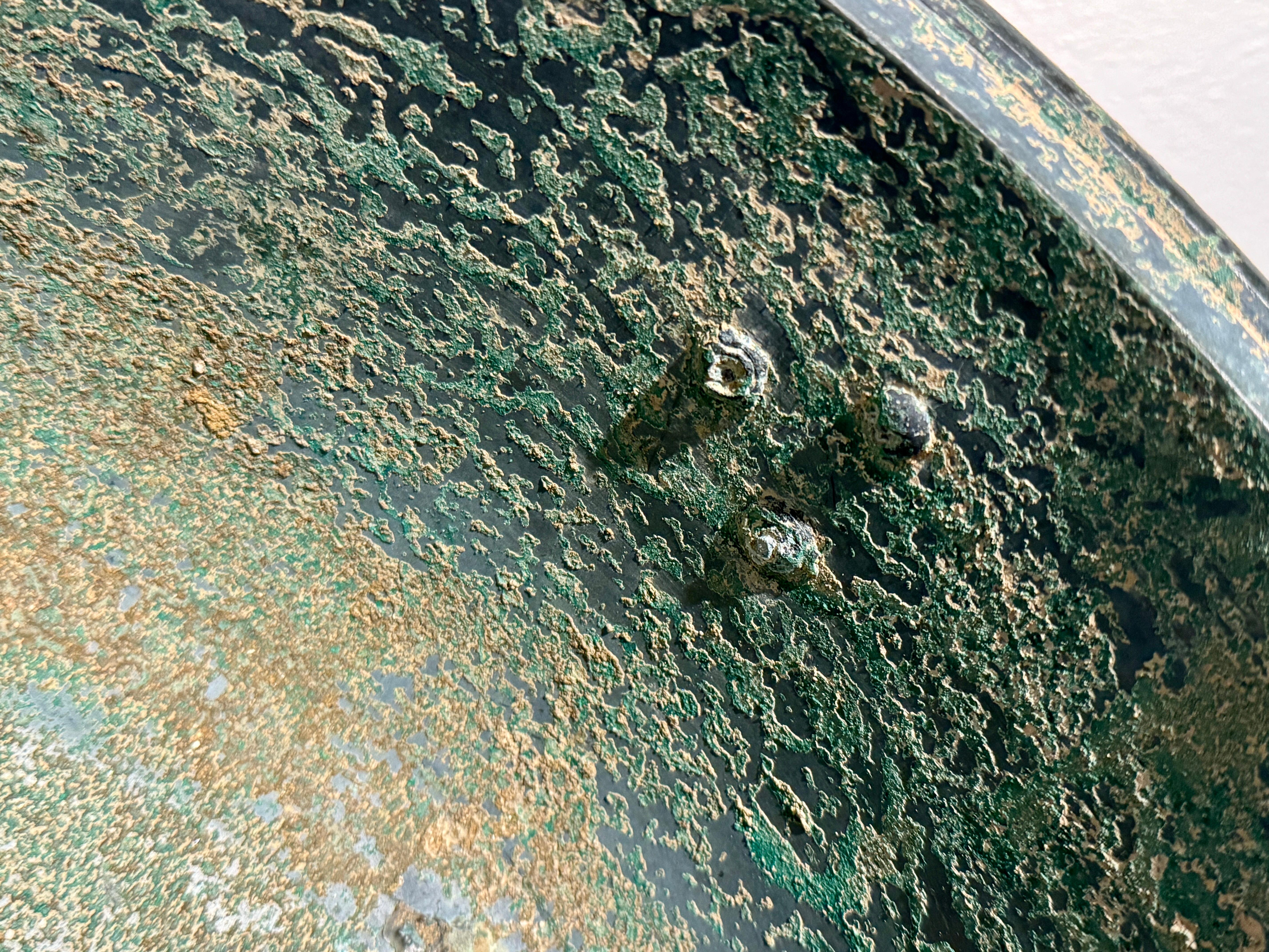 Large Korean Goryeo Bronze Basin w/ Handles, Goryeo Dynasty, 12th/14th century For Sale 9