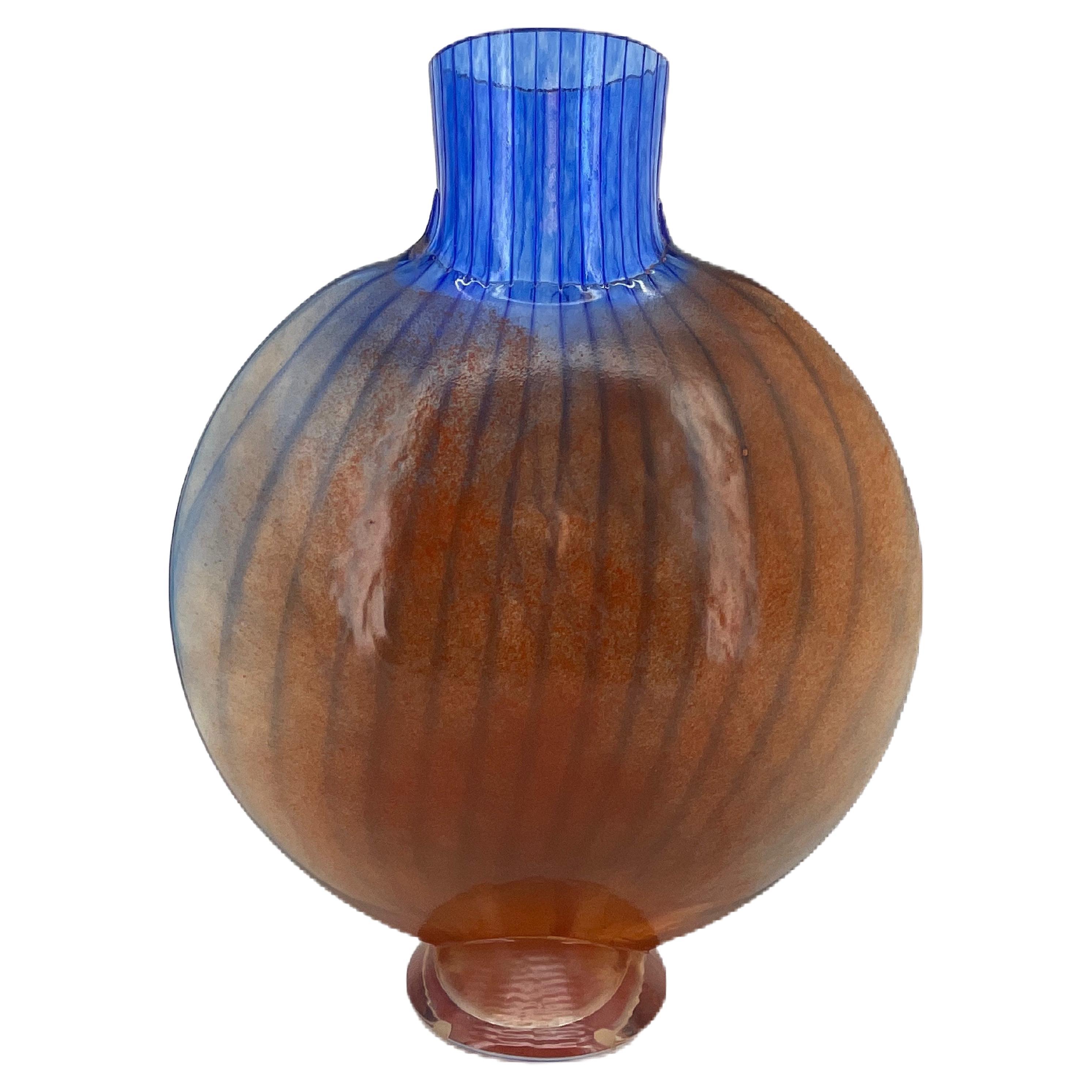 Large Kosta Boda Kjell Engmann "Bon Bon" Art Glass Vases For Sale