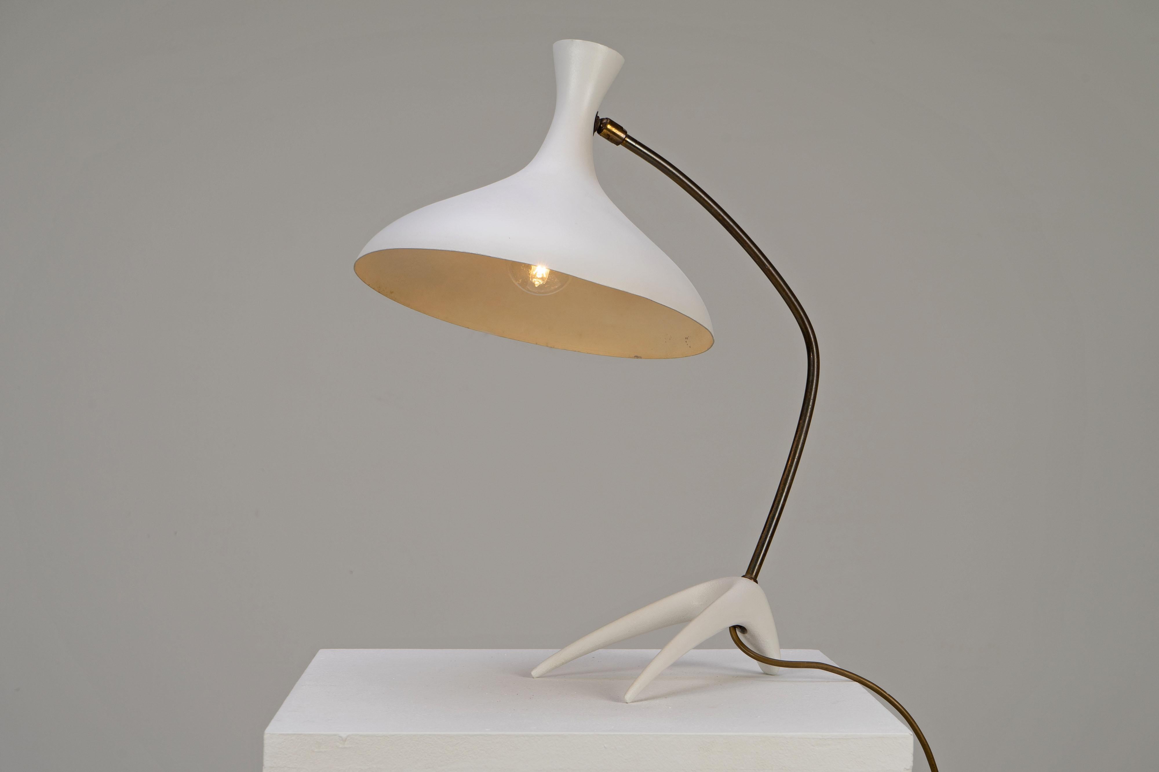 Elegantly designed 50s table lamp by the manufacturer Cosack.