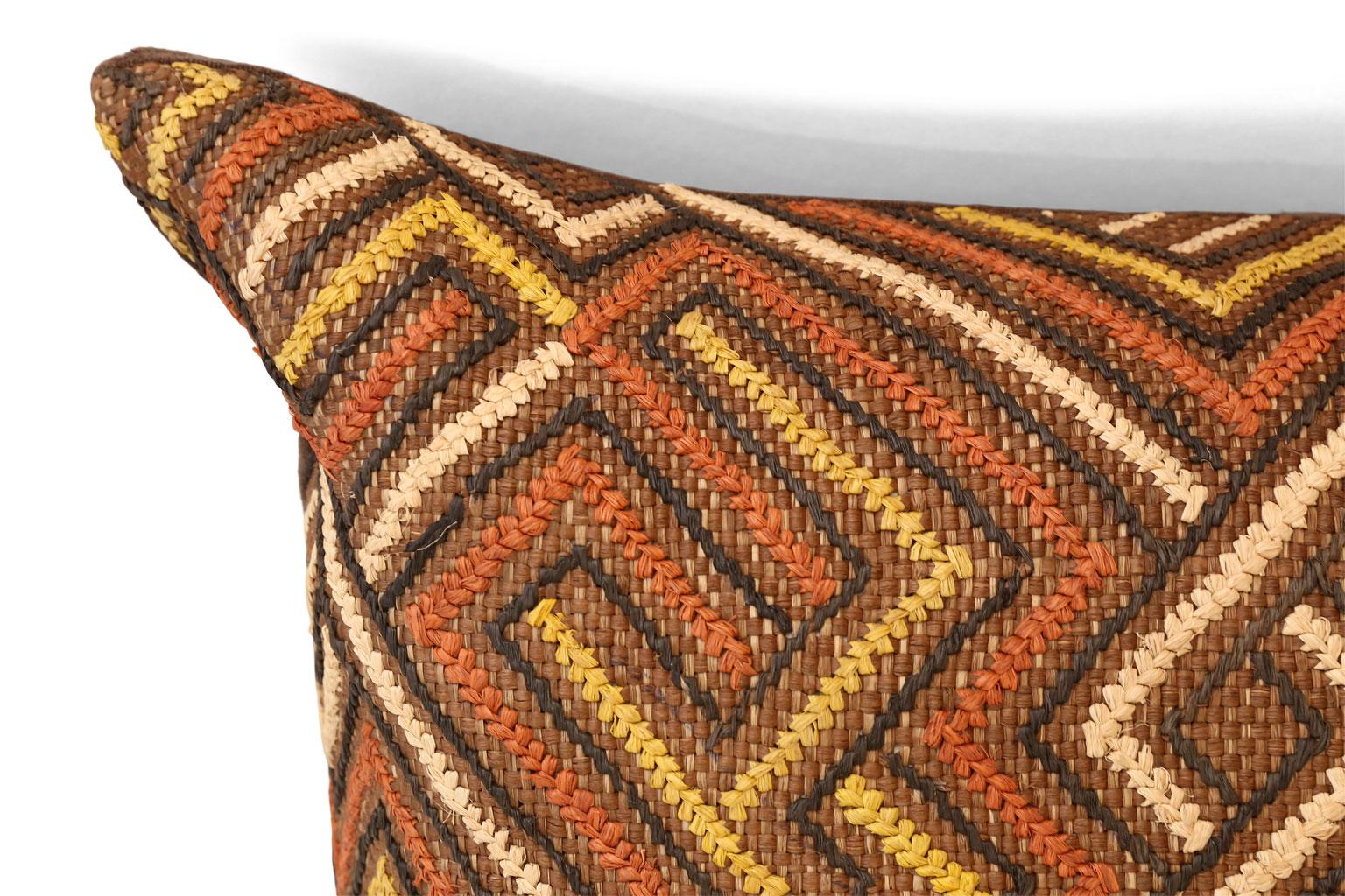 Tribal Large Kuba Cloth Cushion