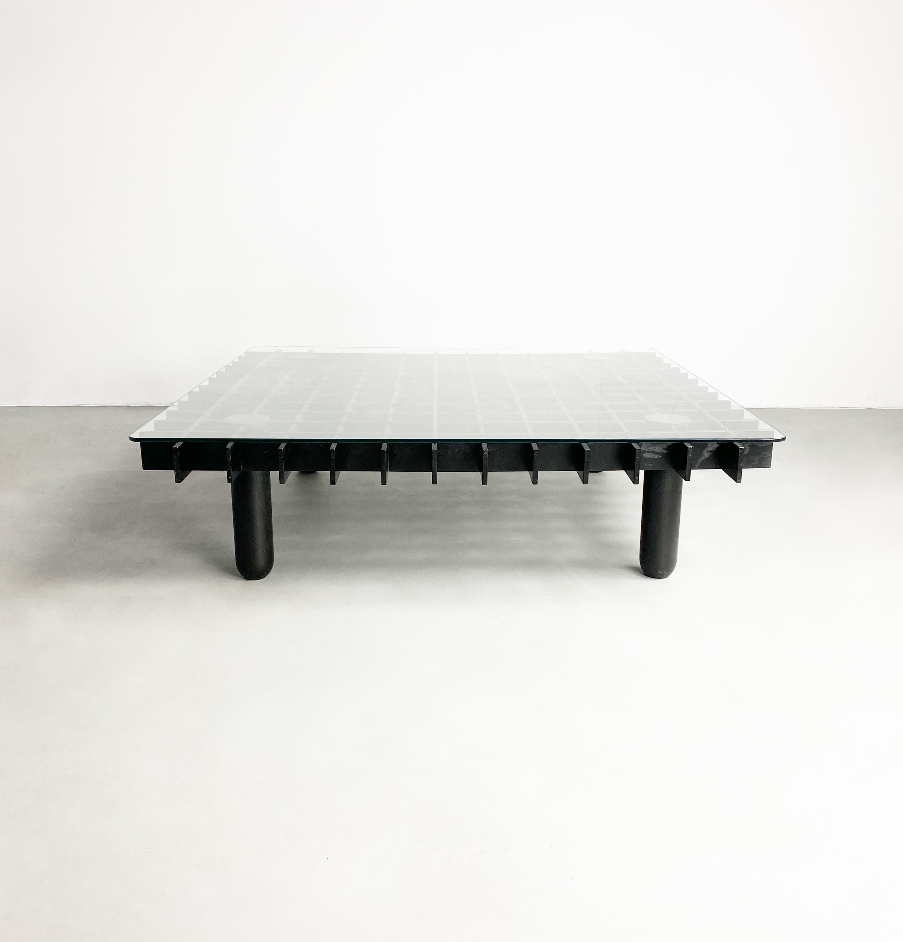 Large 'Kyoto' Coffee Table attrb. Gianfranco Frattini for Knoll, c.1970 3