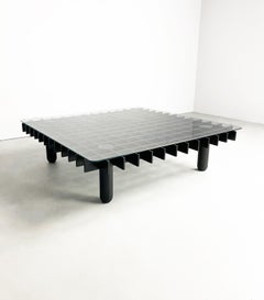 Large 'Kyoto' Coffee Table attrb. Gianfranco Frattini for Knoll, c.1970